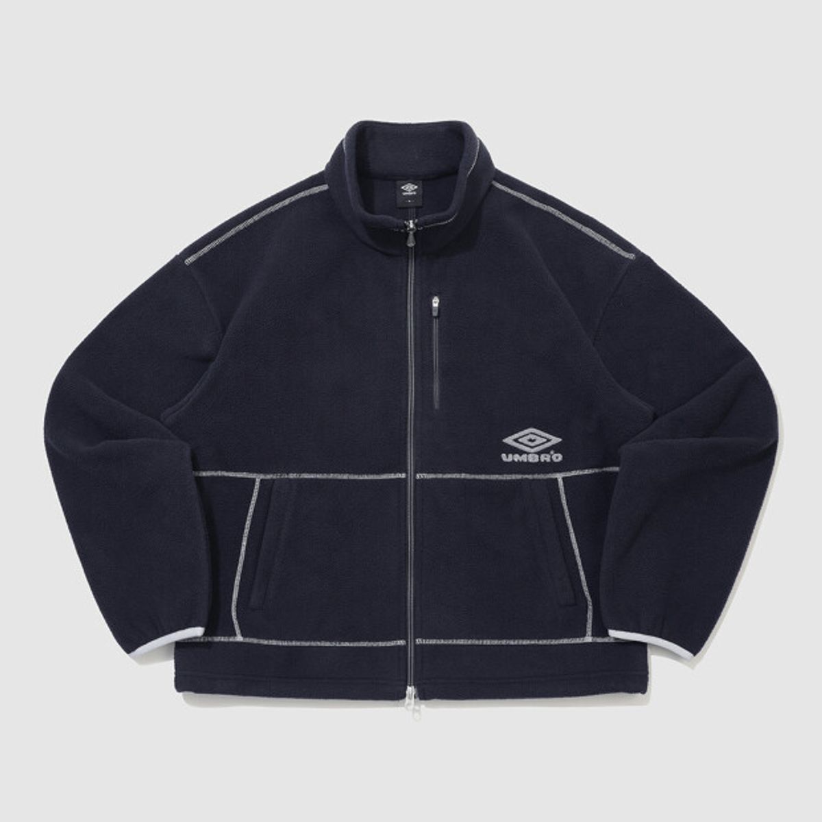 엄브로(UMBRO) 크리스피 타슬란 플리스 자켓 네이비 UR324CFJ91