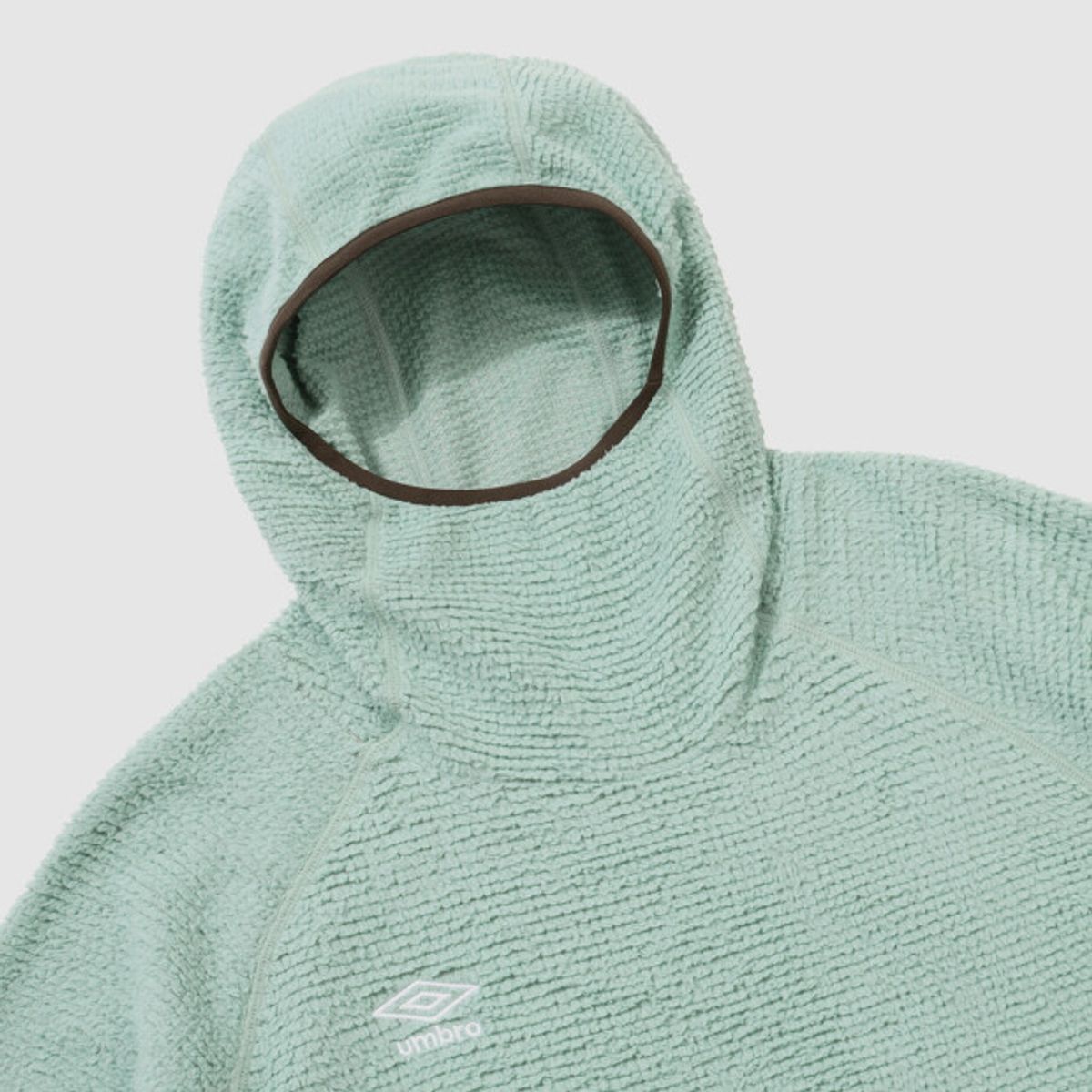 엄브로(UMBRO) 에어리움 경량 플리스 후드 티셔츠 민트 UR321SHD93