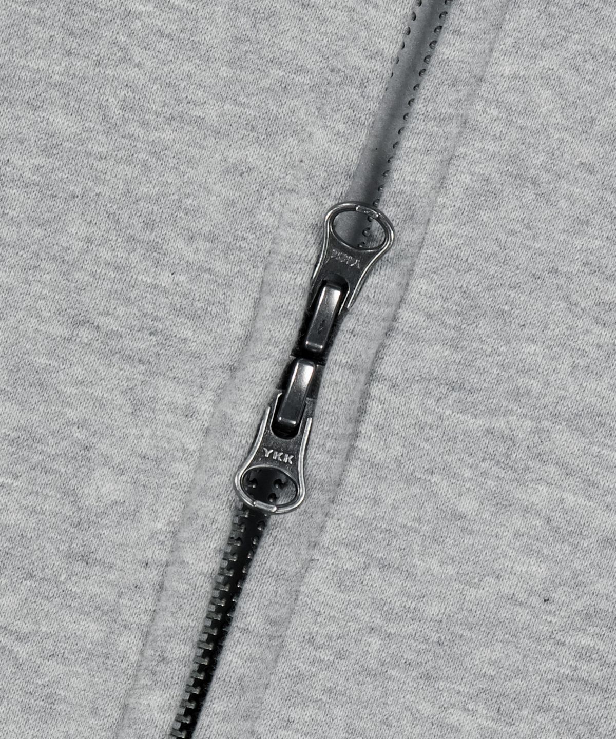 브라운브레스(BROWNBREATH) TAG HOOD ZIP UP - MELANGE GREY