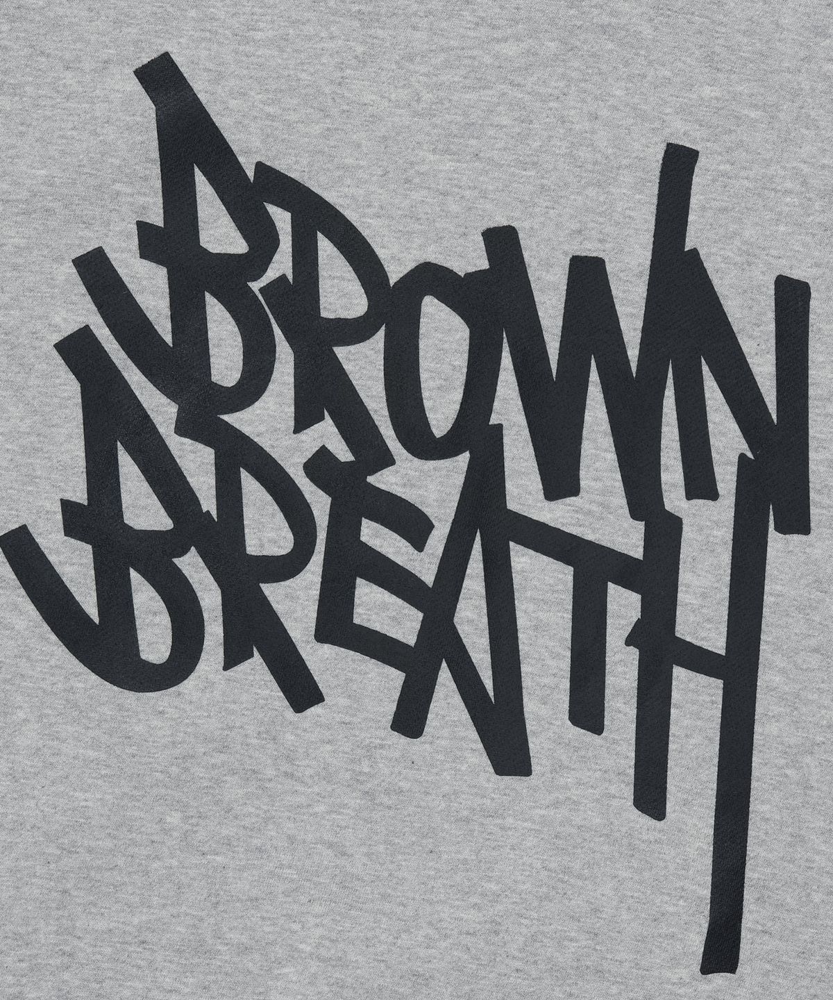 브라운브레스(BROWNBREATH) TAG HOOD ZIP UP - MELANGE GREY