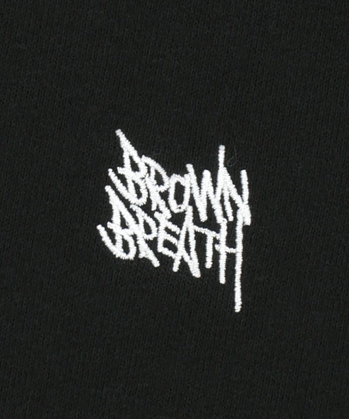 브라운브레스(BROWNBREATH) TAG HOOD ZIP UP - BLACK