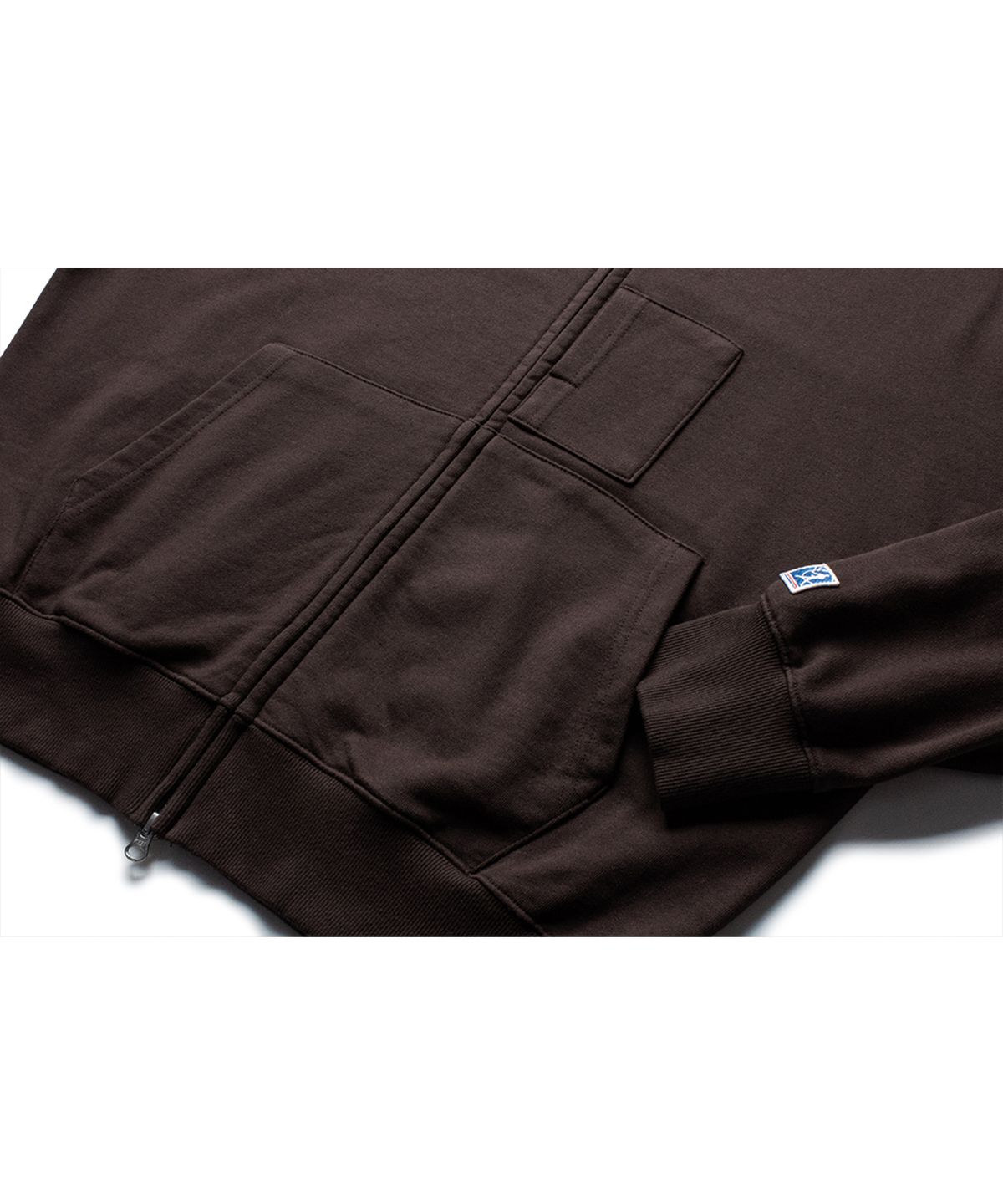 더 레스큐(THE RESQ) CLASSIC PATINA SWEAT TRACK JACKET [TOBACCO]