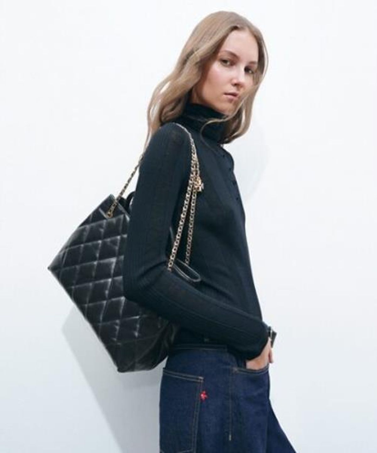 토리버치(TORYBURCH) 플레밍 캐리올 - 블랙