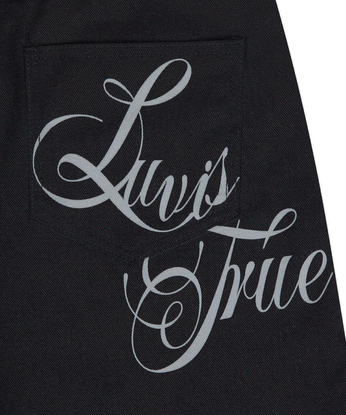 러브이즈트루(LUVISTRUE) RL EYELET BASIC PANTS(BLACK)