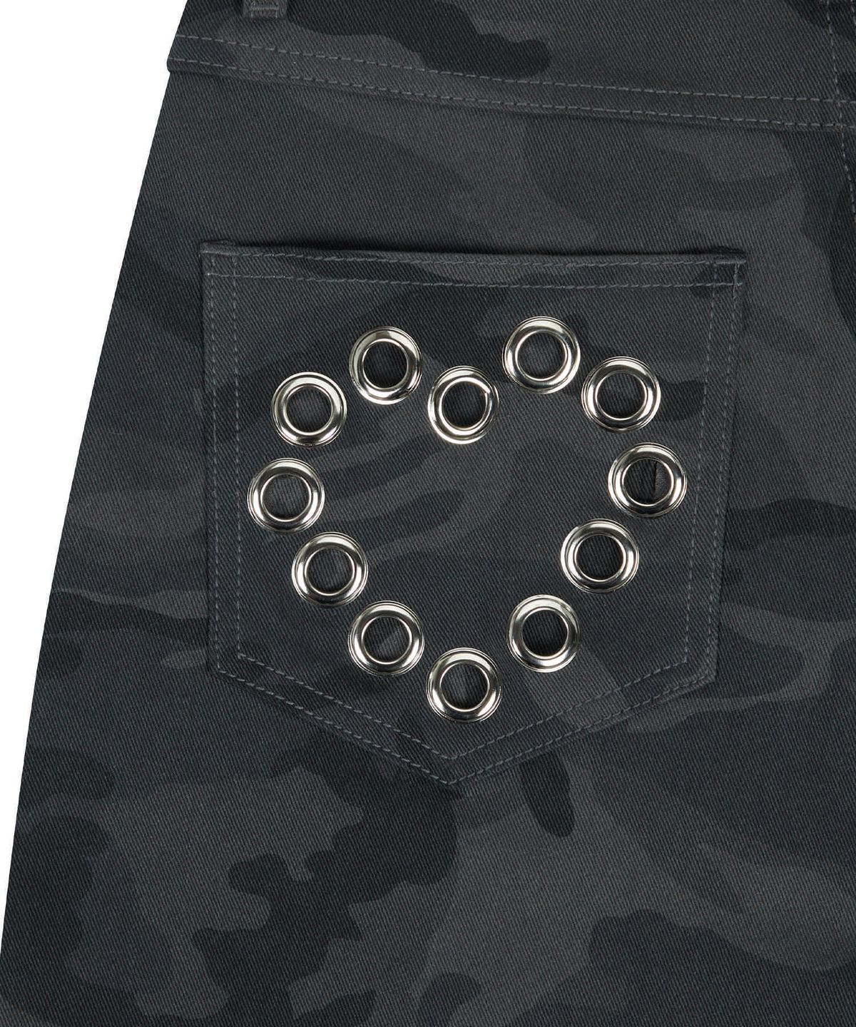 러브이즈트루(LUVISTRUE) RL EYELET BASIC PANTS(CAMO)