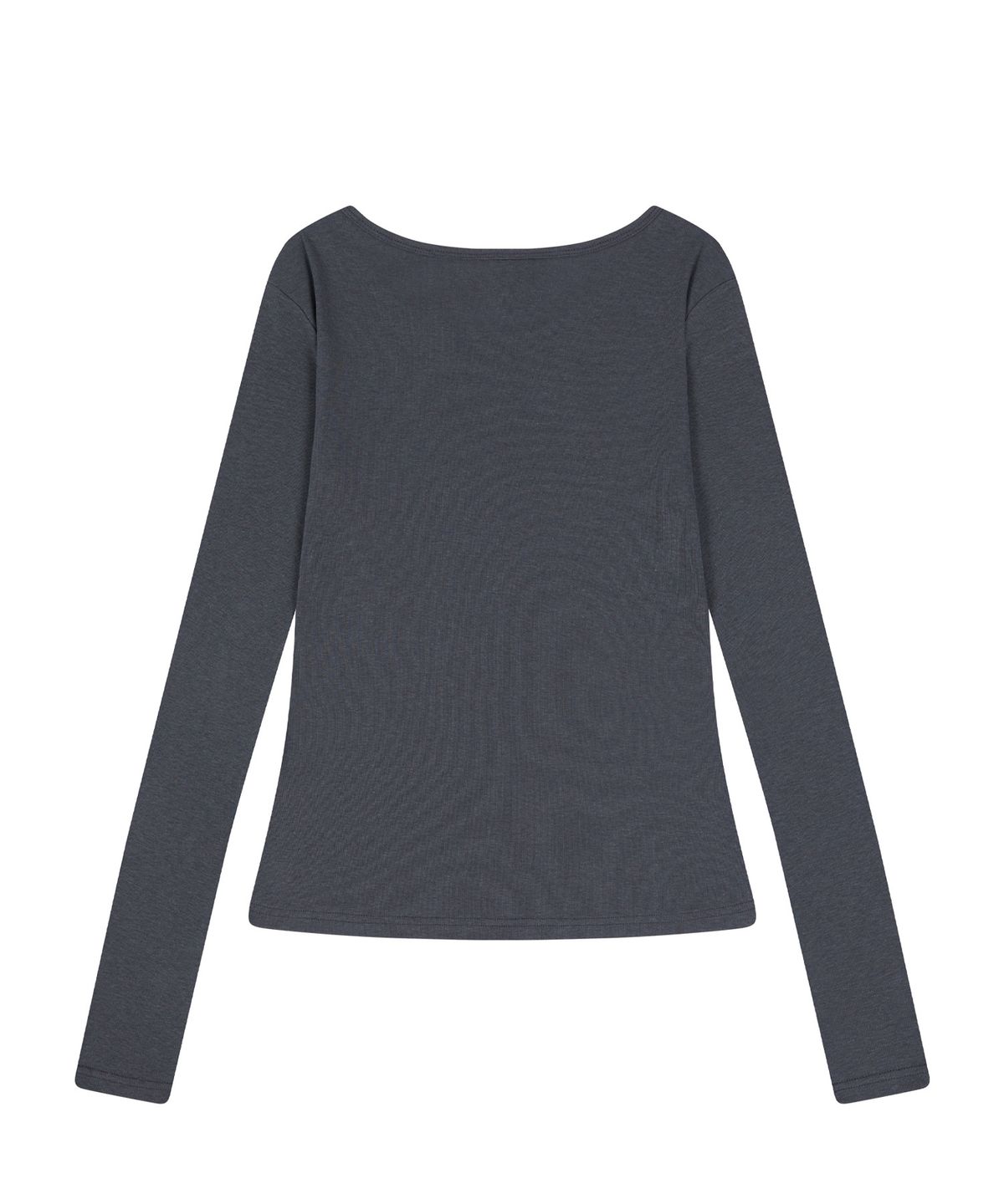 러브이즈트루(LUVISTRUE) RL LACE LUV SLEEVE TEE(CHARCOAL)
