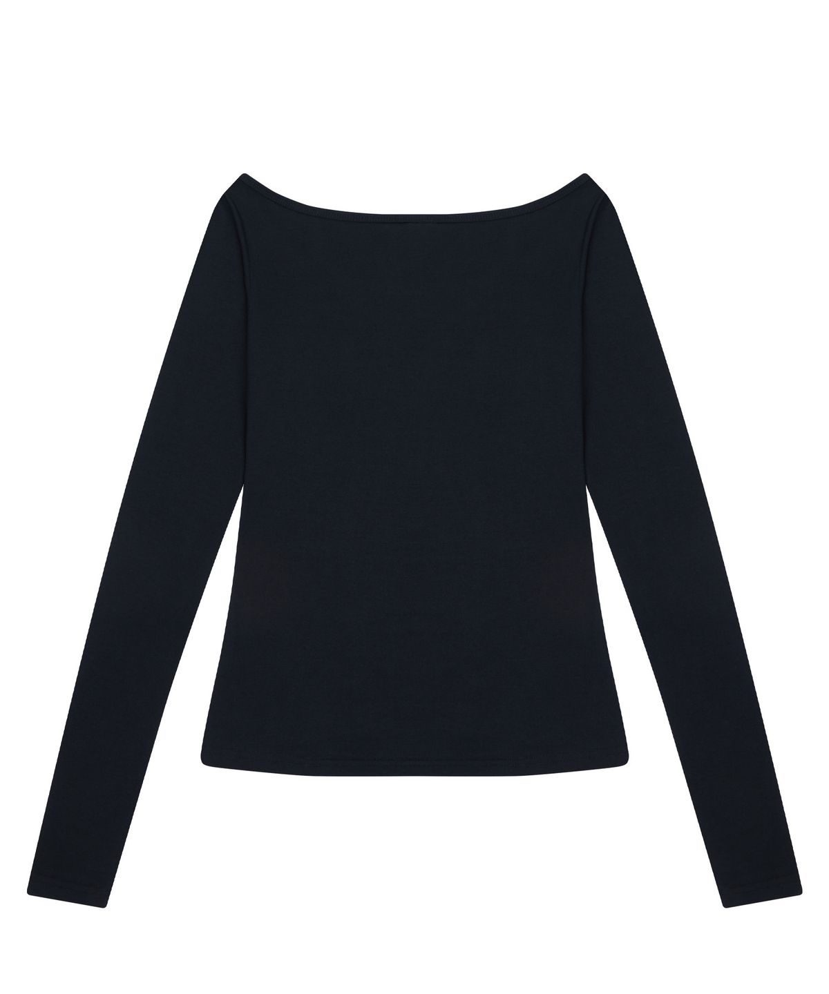 러브이즈트루(LUVISTRUE) RL CROSS CUT OUT TEE(BLACK)