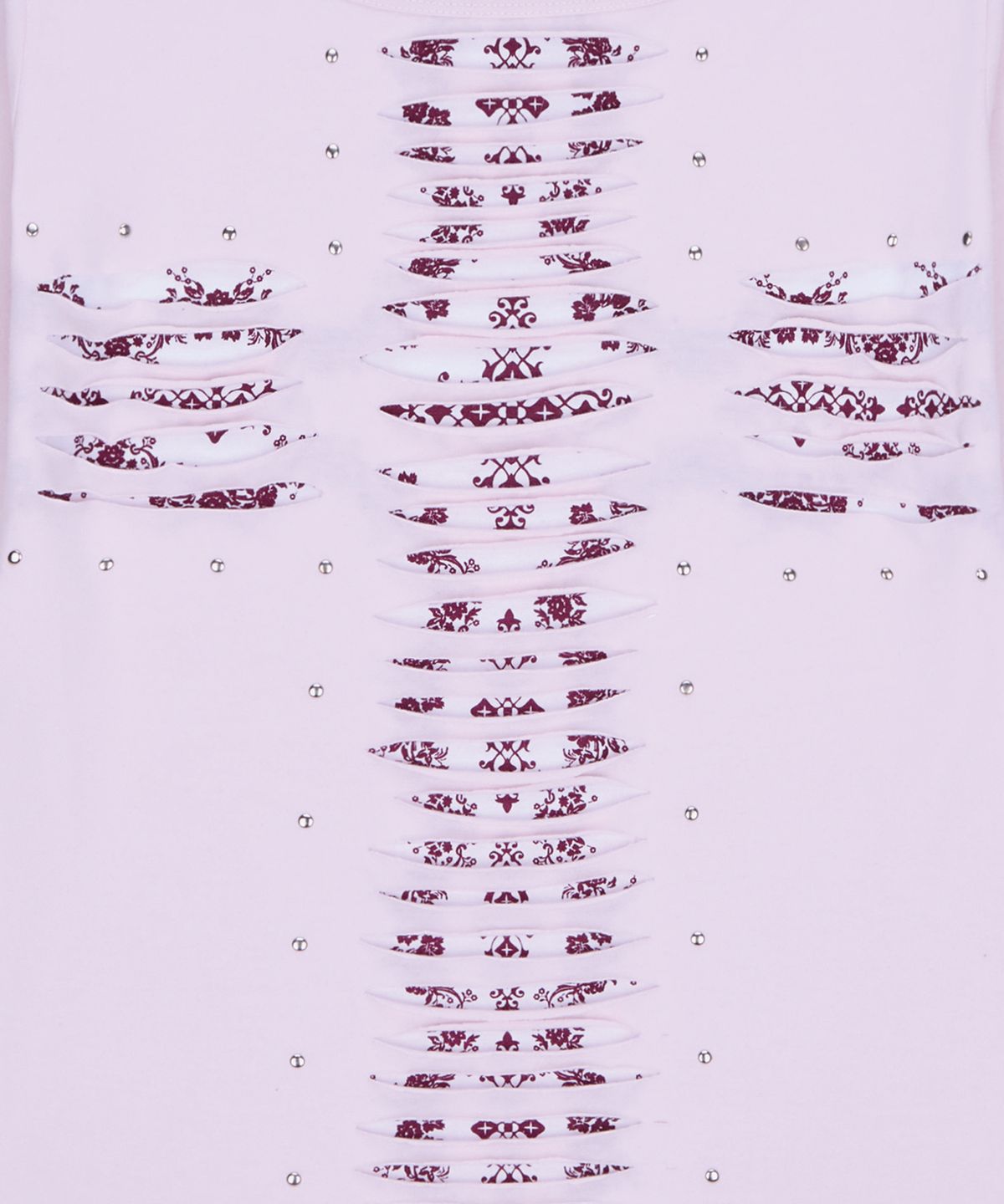 러브이즈트루(LUVISTRUE) RL CROSS CUT OUT TEE(PINK)