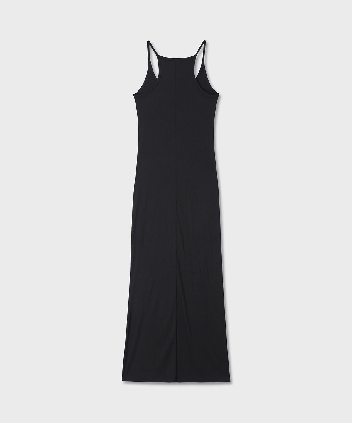 다이브인 우먼(DIVEIN WOMEN) SIDE SHIRRING SLEEVELESS MAXI DRESS (BLACK)