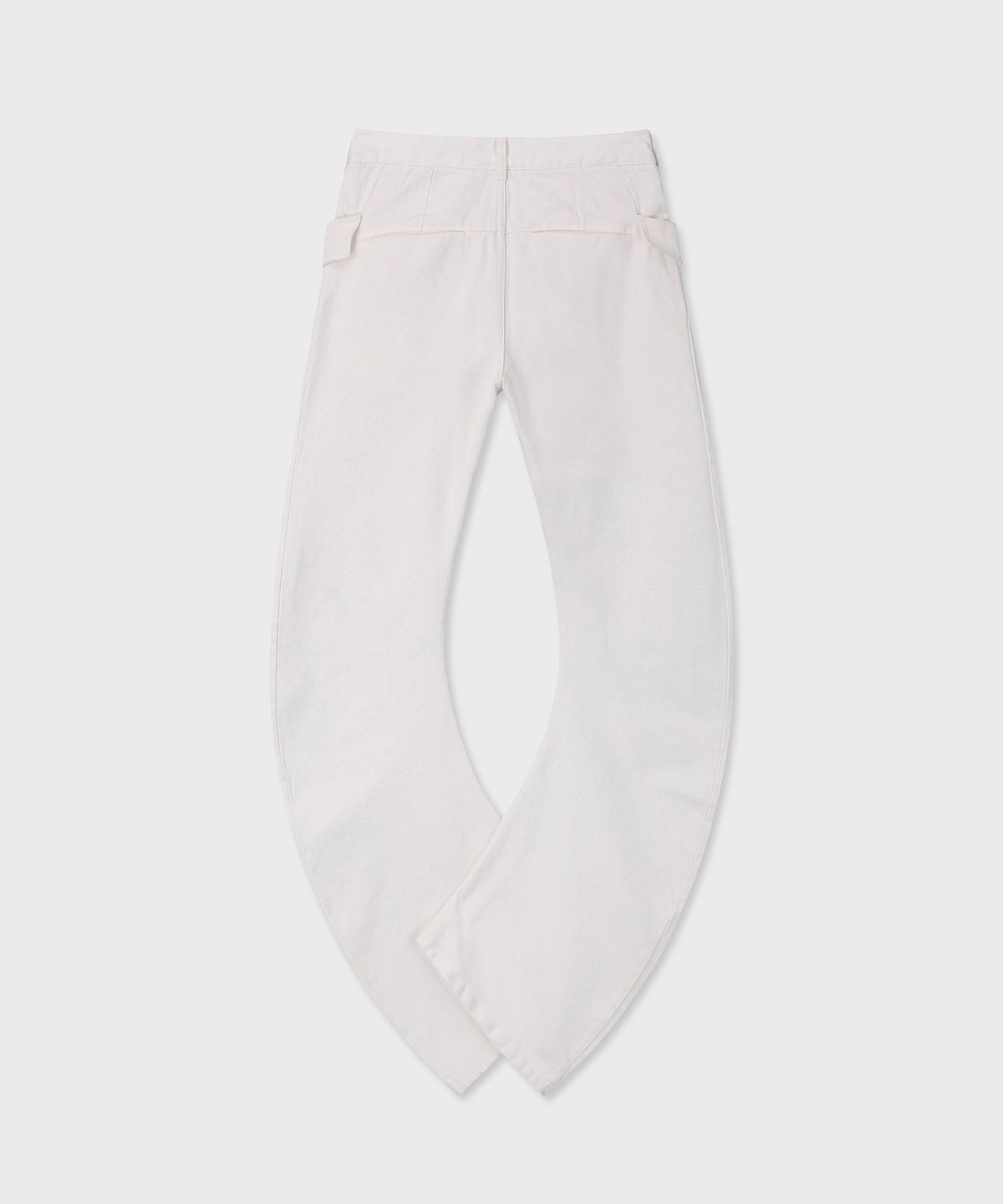다이브인 우먼(DIVEIN WOMEN) WASHED BANANA COTTON PANTS (WHITE)