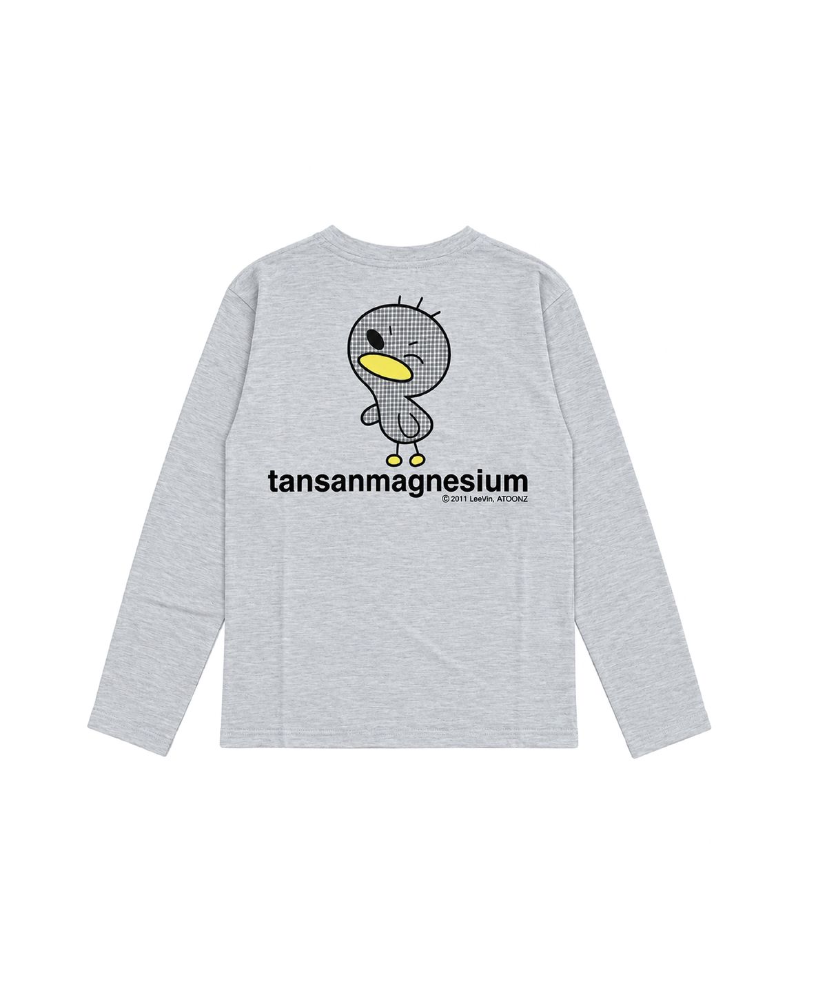 탄산마그네슘(TANSANMAGNESIUM) 안녕자두야X탄산 윙크 꼬꼬 롱슬리브 (스카이블루)