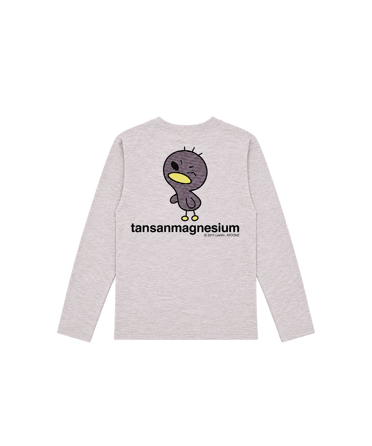 탄산마그네슘(TANSANMAGNESIUM) 안녕자두야X탄산 윙크 꼬꼬 롱슬리브 (라이트핑크)