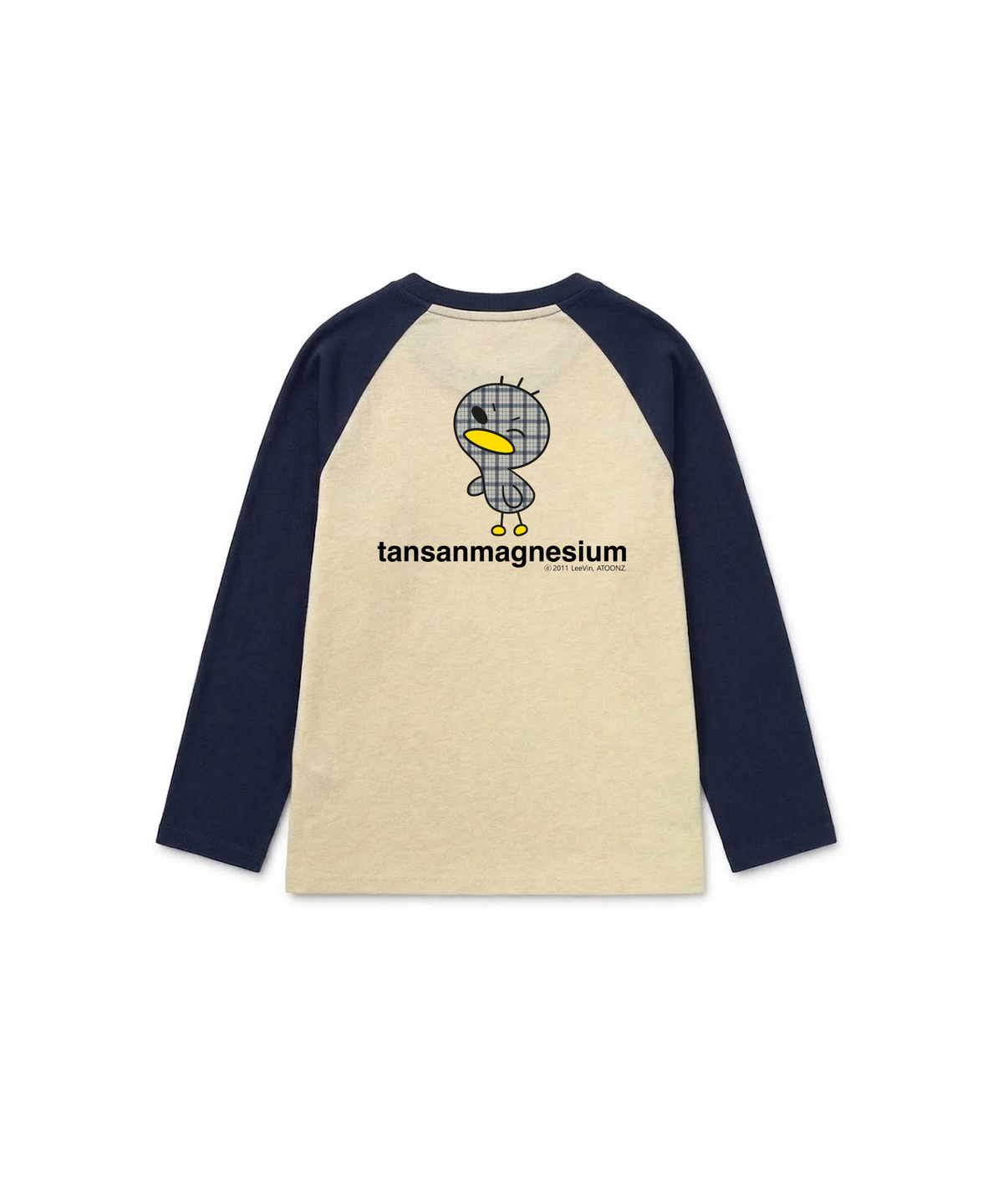 탄산마그네슘(TANSANMAGNESIUM) 안녕자두야X탄산 윙크 꼬꼬 롱슬리브 (라임)
