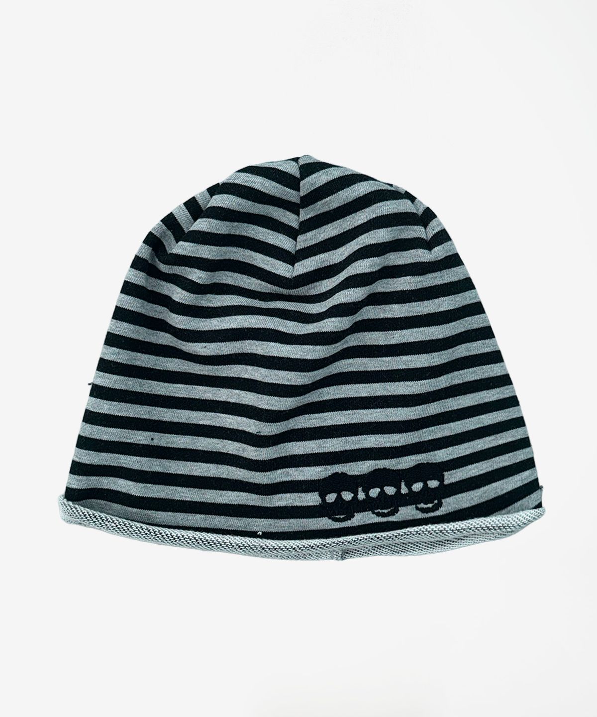 엔엔피스(NNPCS) Skull Stripe Beanie (Gray)