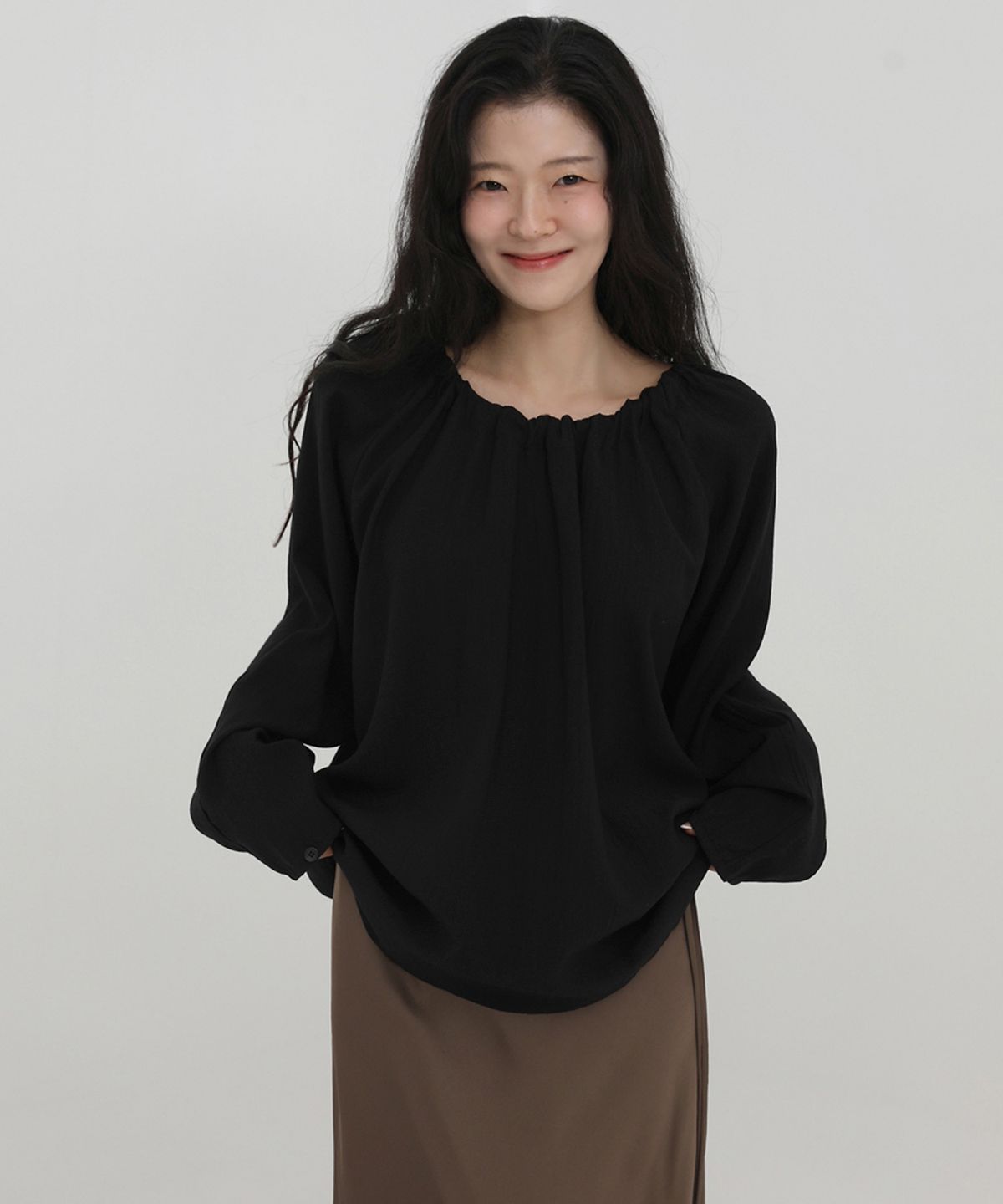 엘뮤즈(LMUSE) SHIRT.013 -Rayon/2color