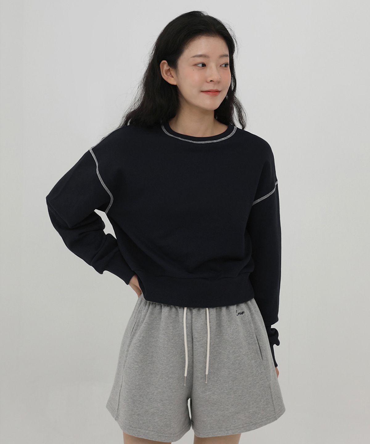 엘뮤즈(LMUSE) SWEATSHIRT.006 -CP Treey/2color
