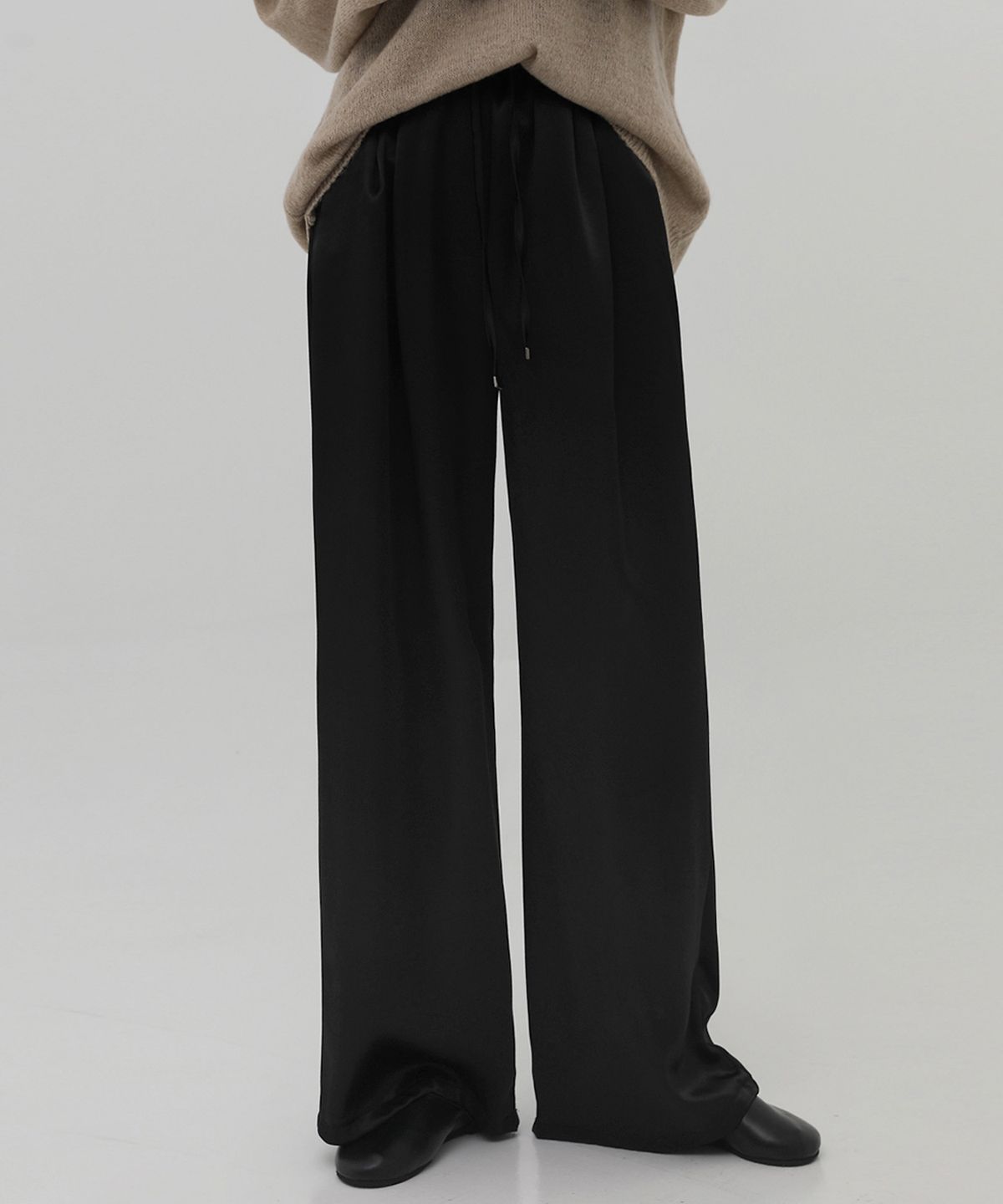 엘뮤즈(LMUSE) [150.160ver] WIDE PANTS.039 -Silket/2color
