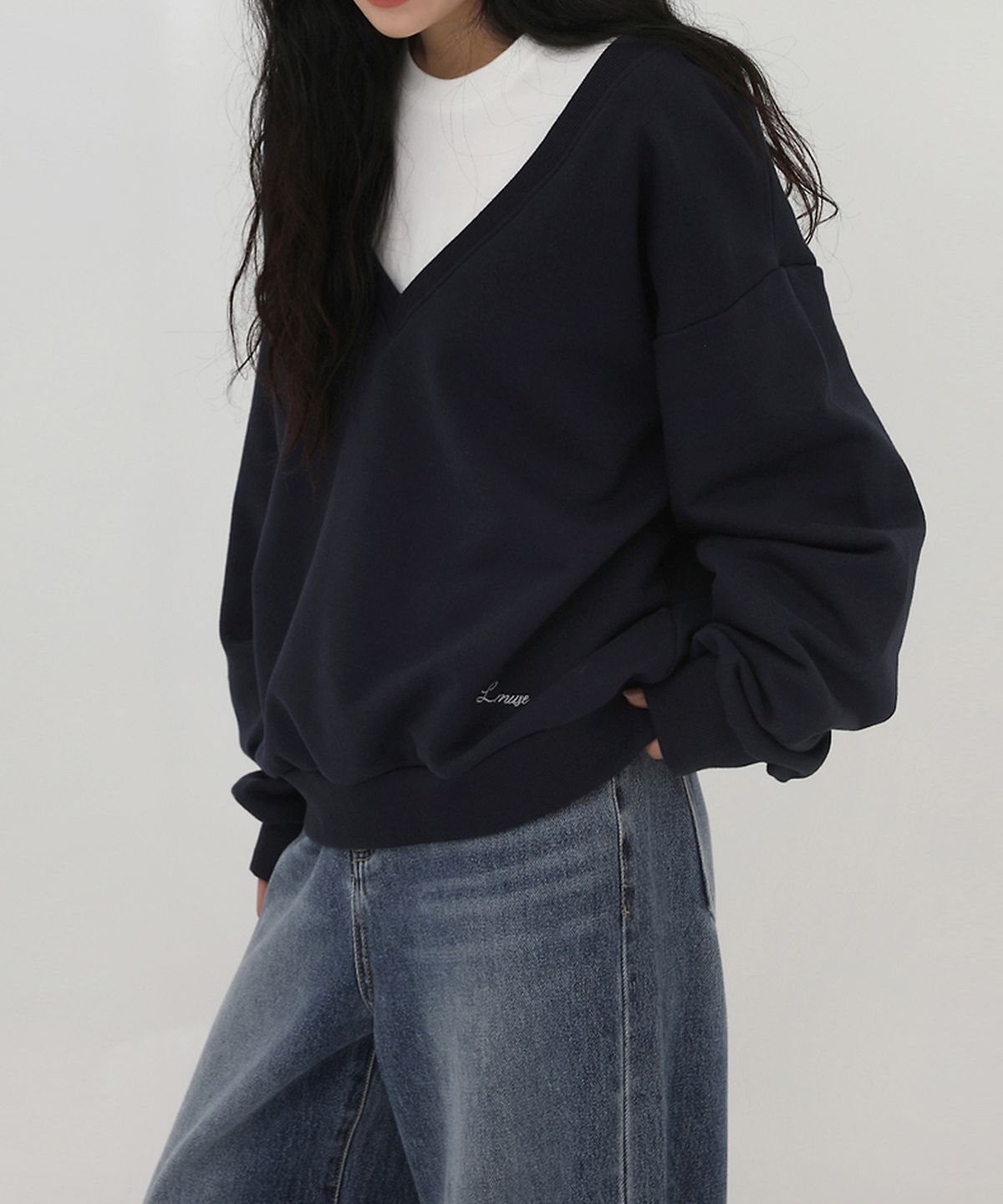 엘뮤즈(LMUSE) SWEATSHIRT.005 -CP Treey/2color