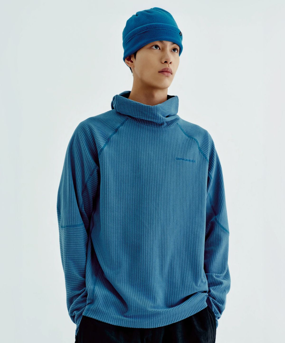 얼스캄에라(EARTH CALM ERA) 와플 바라클라바 후디_4컬러