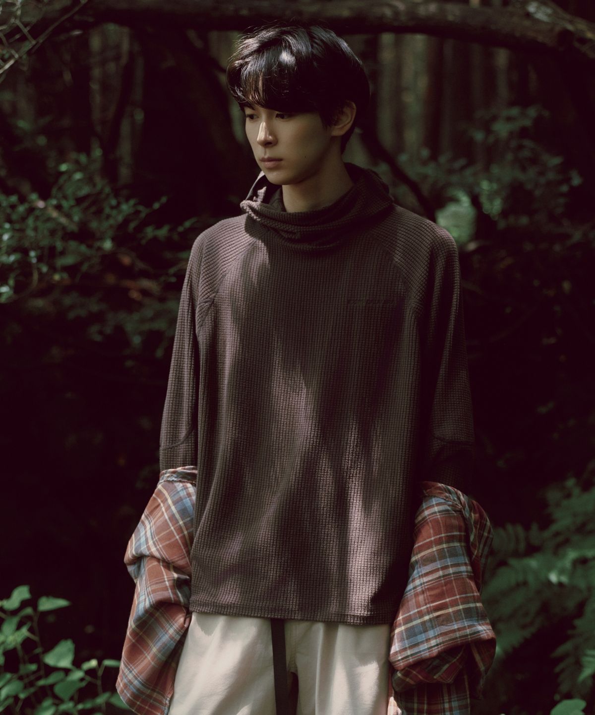 얼스캄에라(EARTH CALM ERA) 와플 바라클라바 후디_4컬러