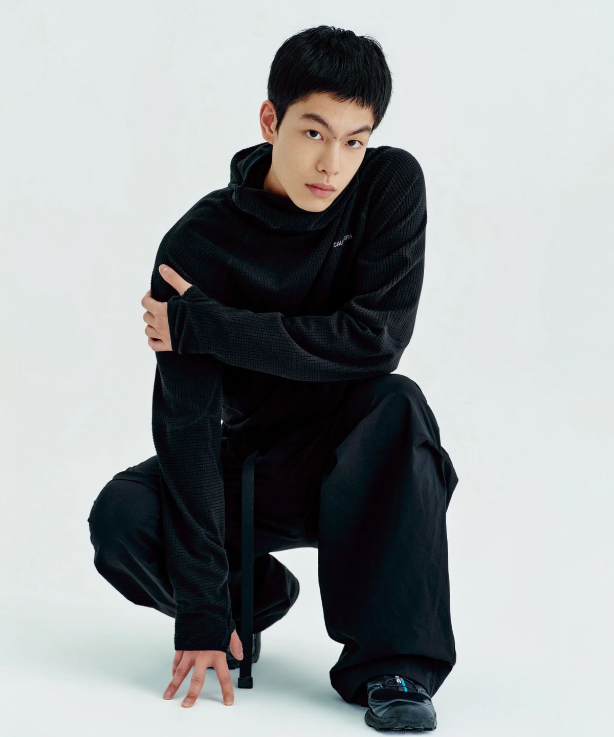 얼스캄에라(EARTH CALM ERA) 와플 바라클라바 후디_4컬러