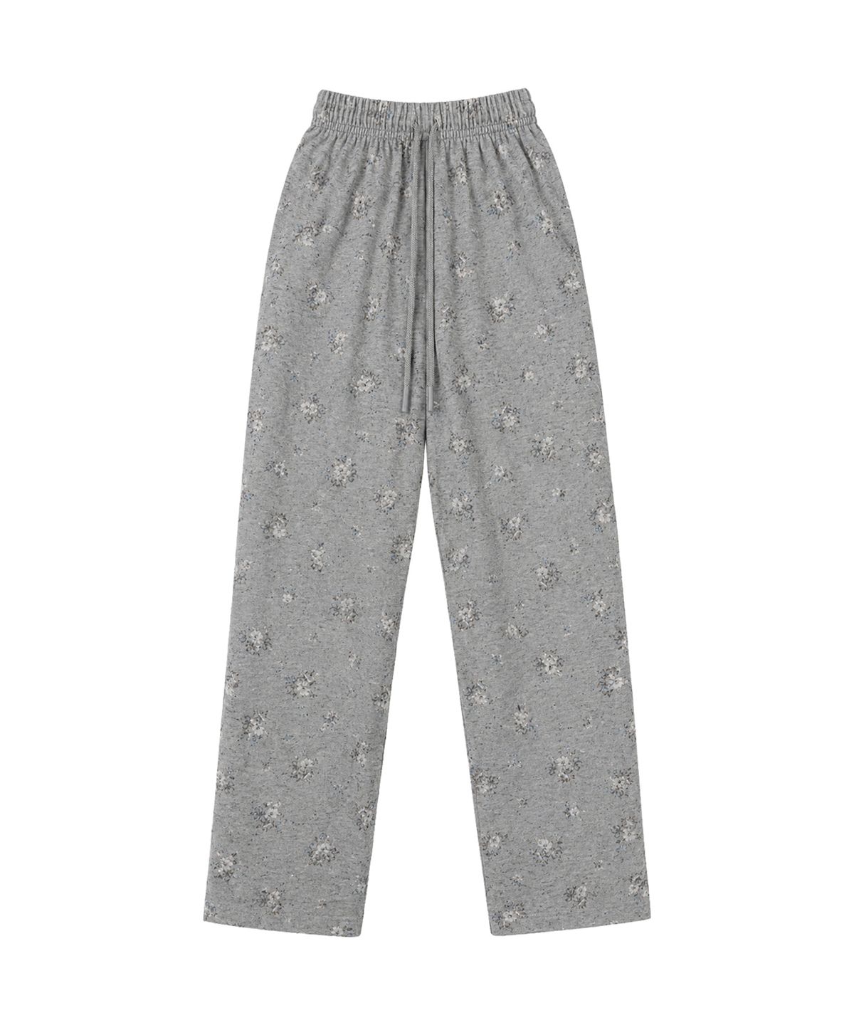소프트서울(SOFT SEOUL) FLORAL BANDING PANTS_MELANGE GREY