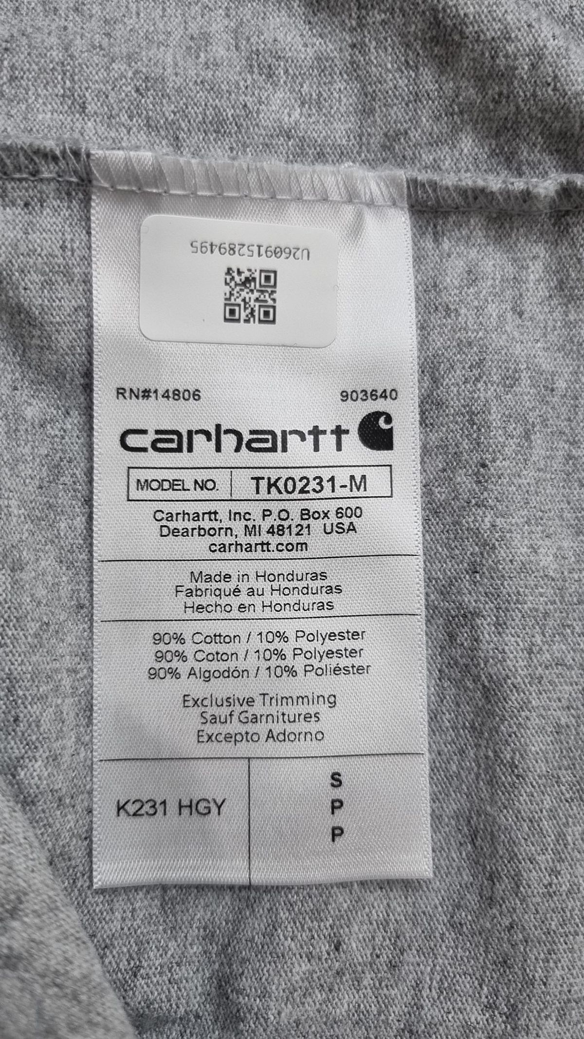 칼하트(CARHARTT) 긴소매 티셔츠 S