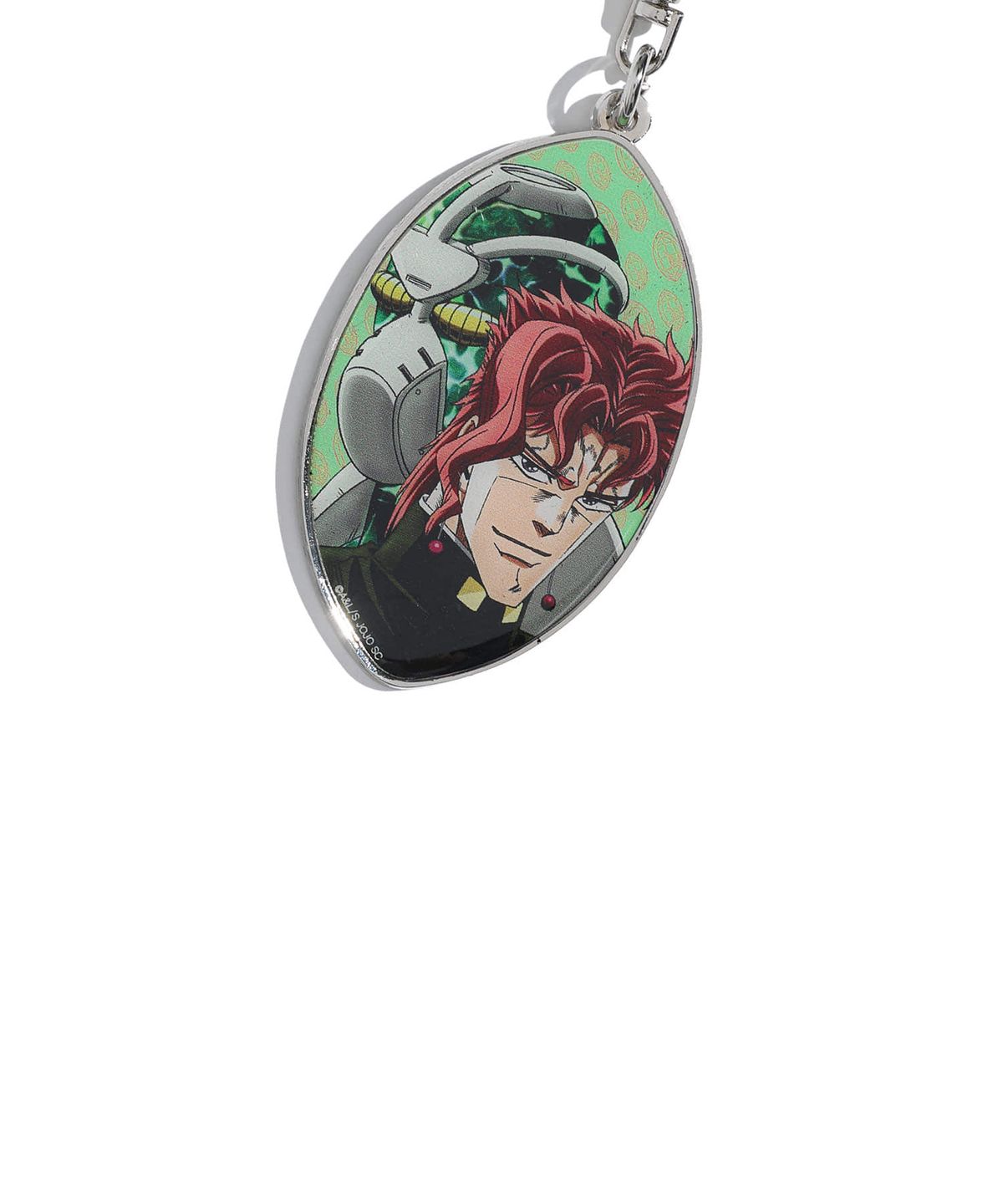 나이스고스트클럽(NICEGHOSTCLUB) JOJOs STARDUST CRUSADERS KAKYOIN&HIEROPHANT GREEN KEYCHAIN_SILVER(NG2GFUAB71B)