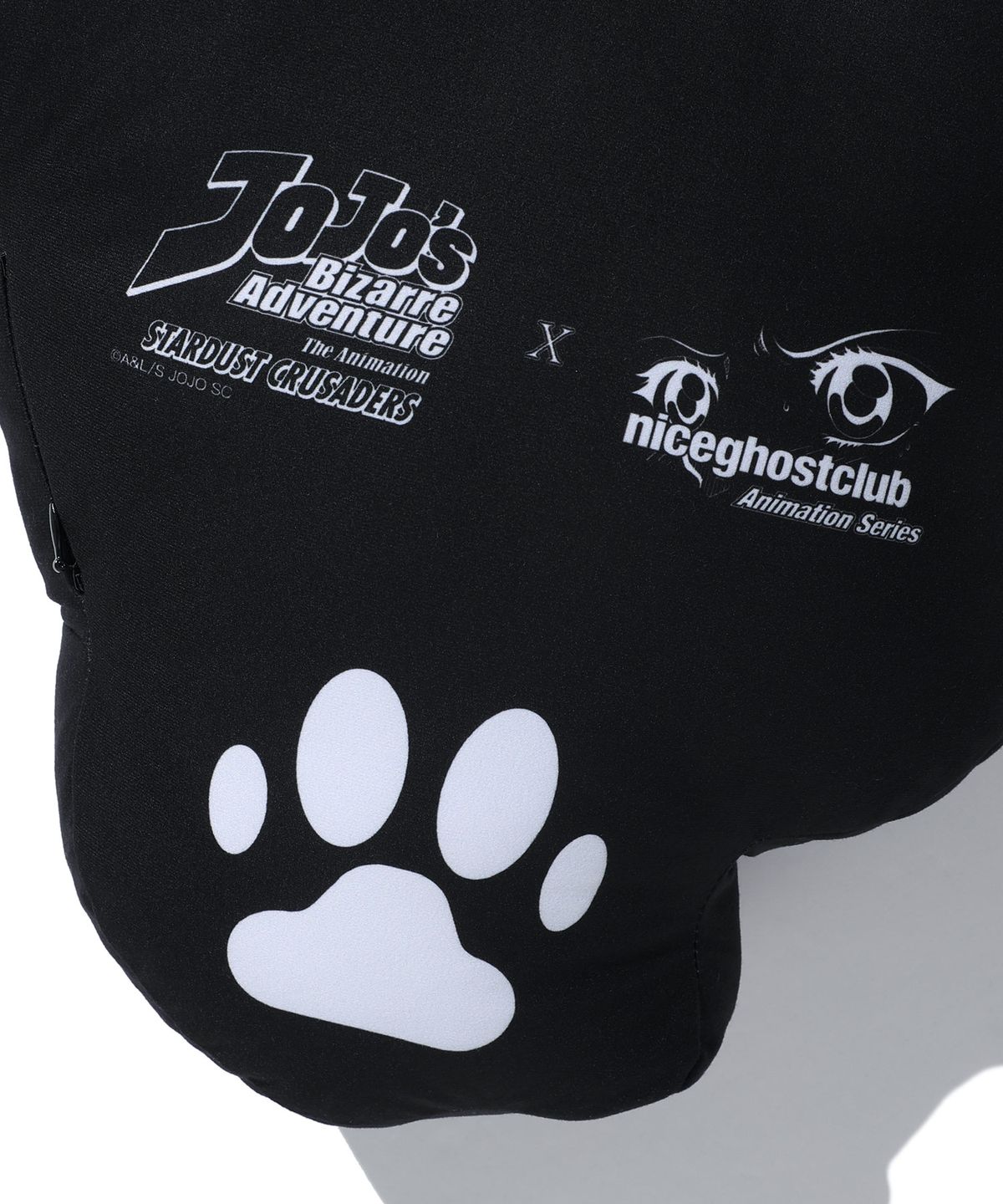 나이스고스트클럽(NICEGHOSTCLUB) JOJOs STARDUST CRUSADERS IGGY CUSHION_BLACK(NG2GFUAB75B)