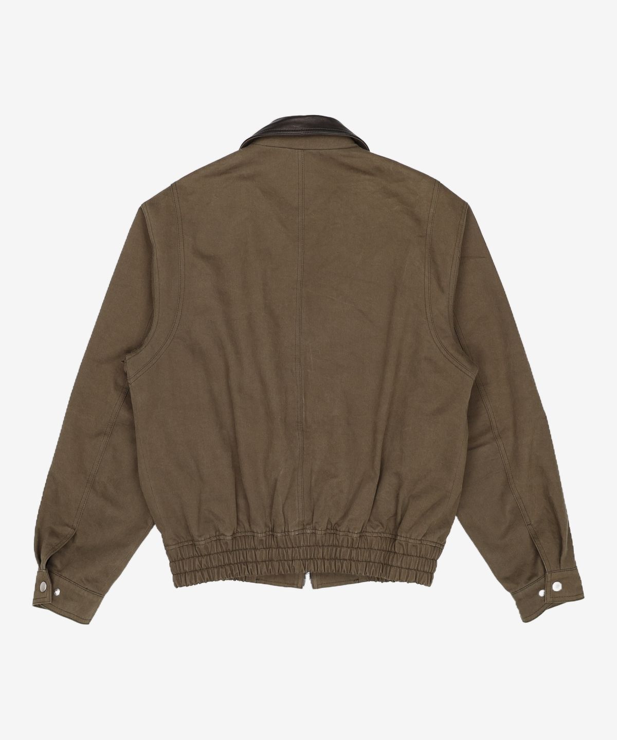 도프제이슨(DOFFJASON) 루이 레더 카라 워크 자켓 KHAKI M