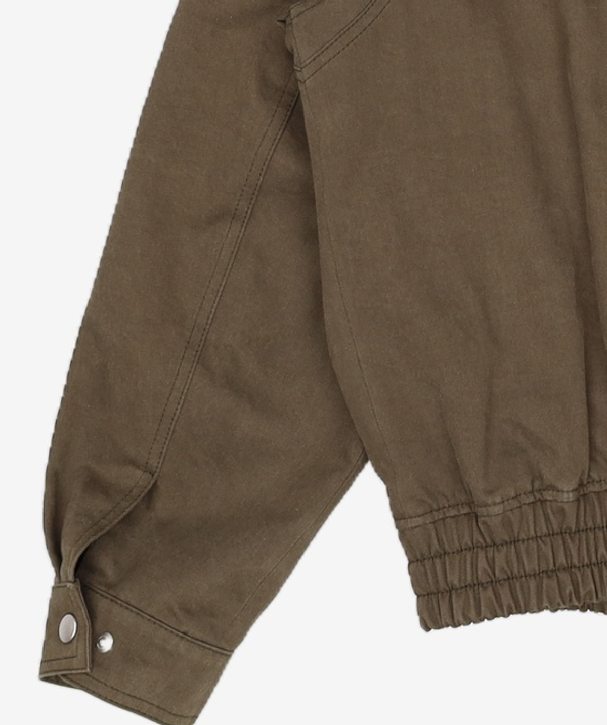 도프제이슨(DOFFJASON) 루이 레더 카라 워크 자켓 KHAKI M