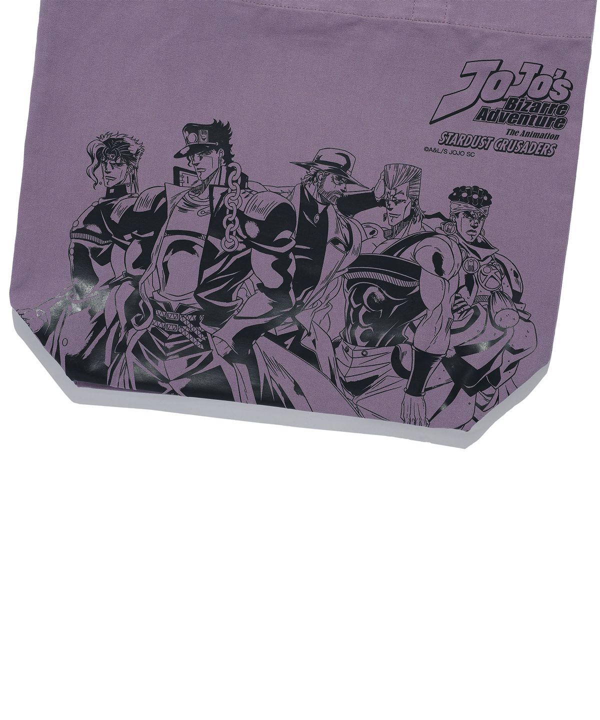 나이스고스트클럽(NICEGHOSTCLUB) JOJOs STARDUST CRUSADERS TOTE BAG_PURPLE(NG2GFUAB51B)
