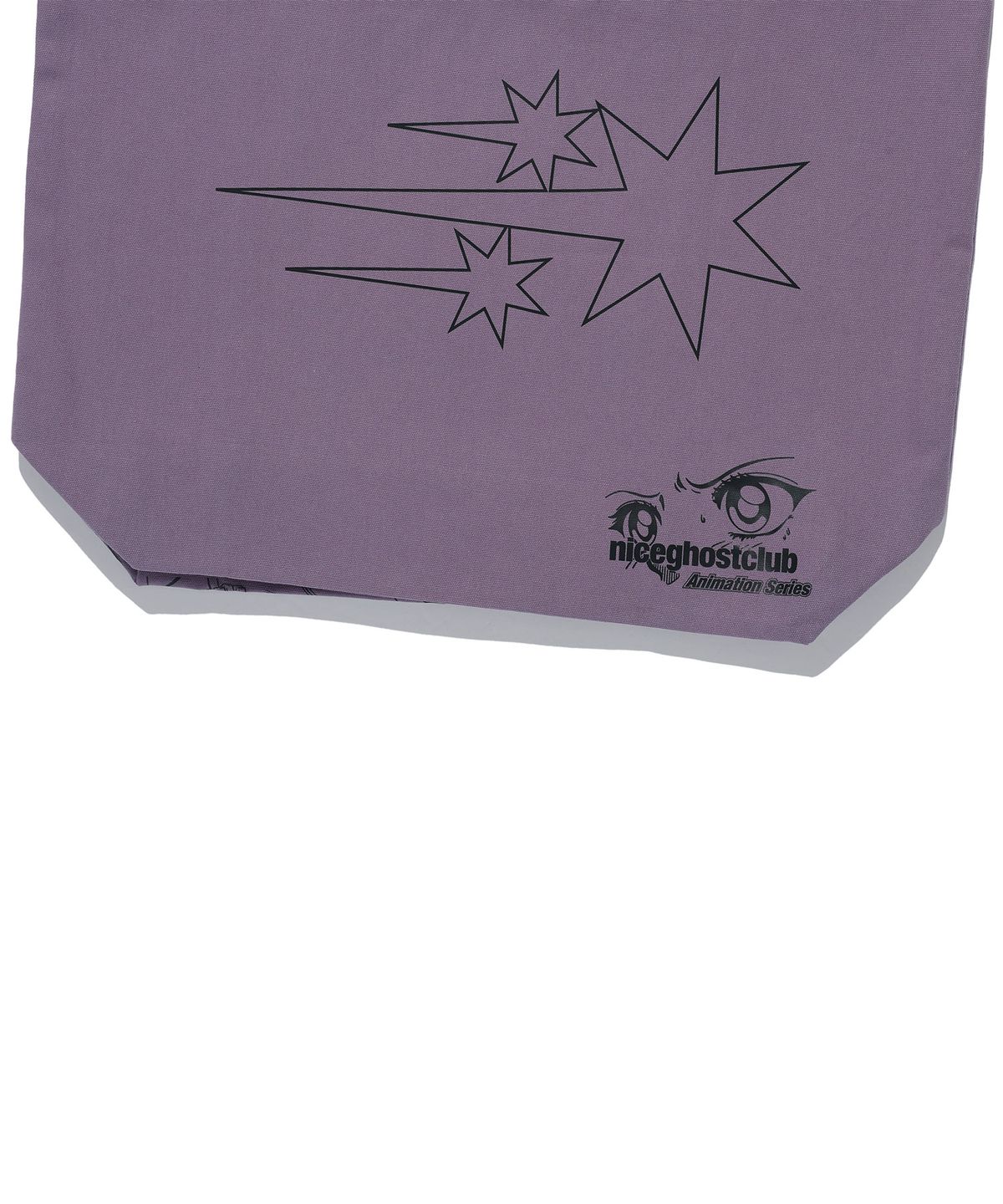 나이스고스트클럽(NICEGHOSTCLUB) JOJOs STARDUST CRUSADERS TOTE BAG_PURPLE(NG2GFUAB51B)