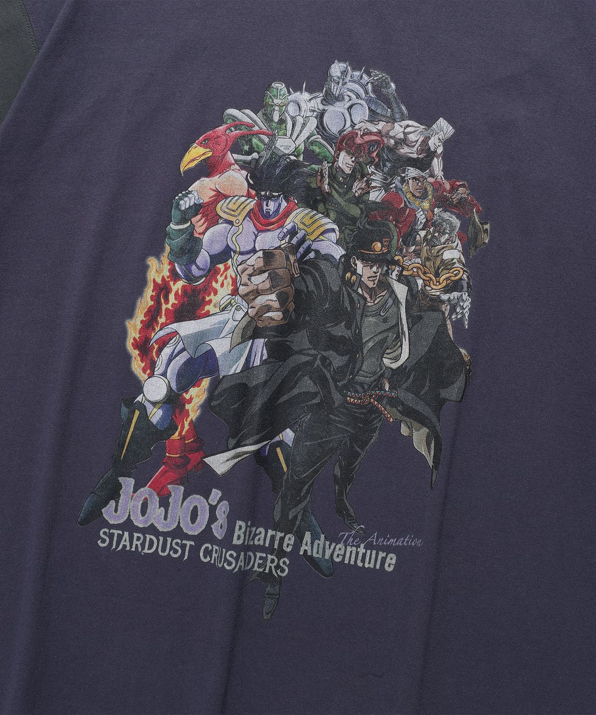 나이스고스트클럽(NICEGHOSTCLUB) JOJOs STARDUST CRUSADERS CHARACTER BIG BIG TEE_PURPLE(NG2GFUT502B)