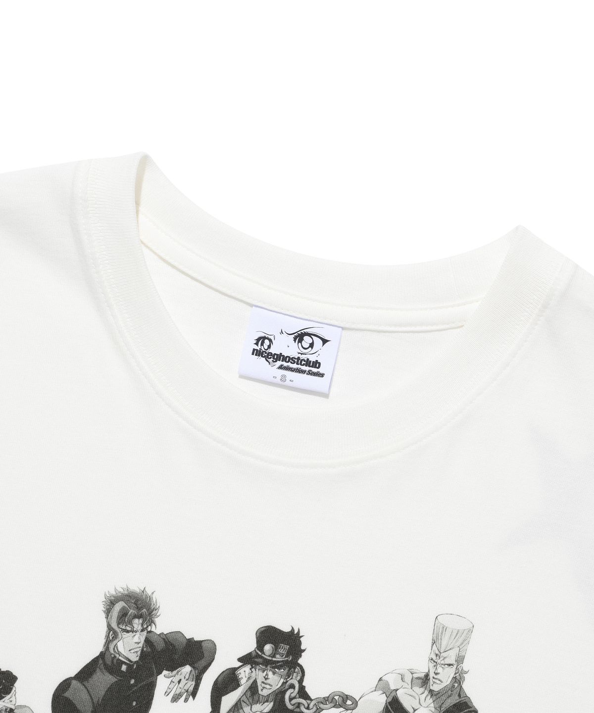 나이스고스트클럽(NICEGHOSTCLUB) JOJOs STARDUST CRUSADERS POSTER TEE_WHITE(NG2GFUT500B)