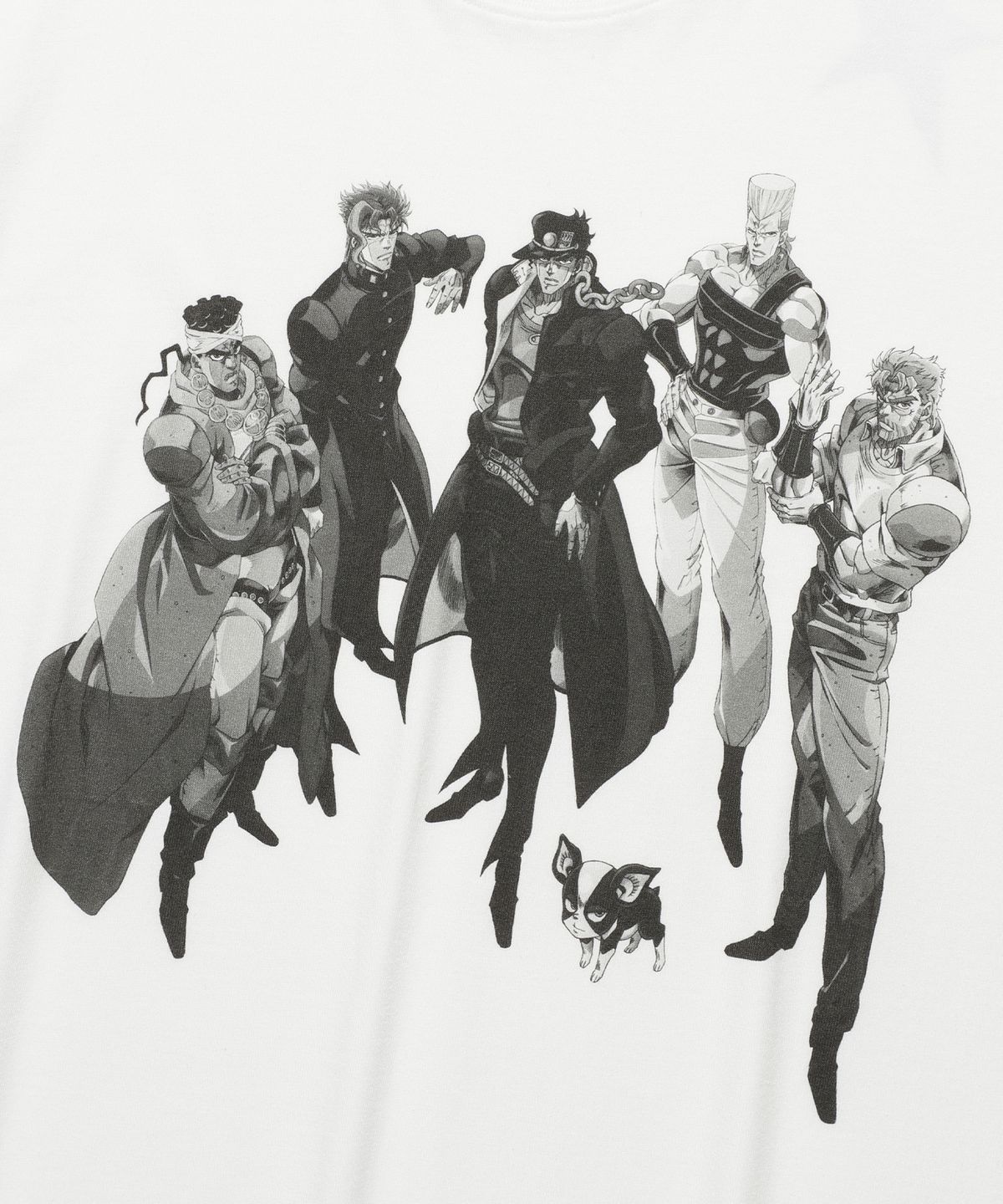 나이스고스트클럽(NICEGHOSTCLUB) JOJOs STARDUST CRUSADERS POSTER TEE_WHITE(NG2GFUT500B)