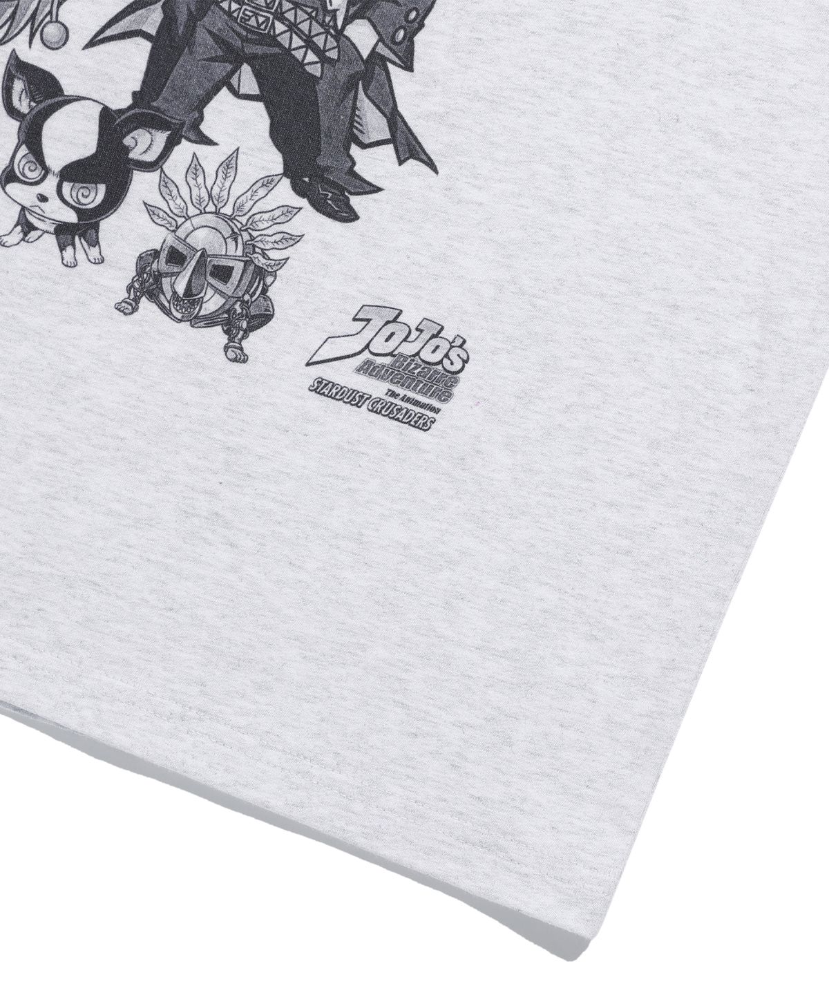 나이스고스트클럽(NICEGHOSTCLUB) JOJOs STARDUST CRUSADERS BIG BIG LS TEE_LIGHT GRAY(NG2GFUT572B)