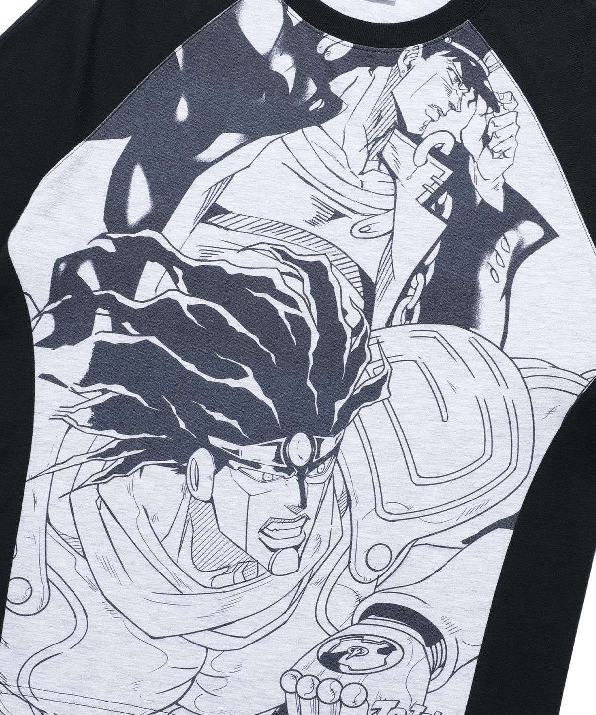 나이스고스트클럽(NICEGHOSTCLUB) JOJOs STARDUST CRUSADERS 3/4 SLEEVE TEE_BLACK(NG2GFUT570B)