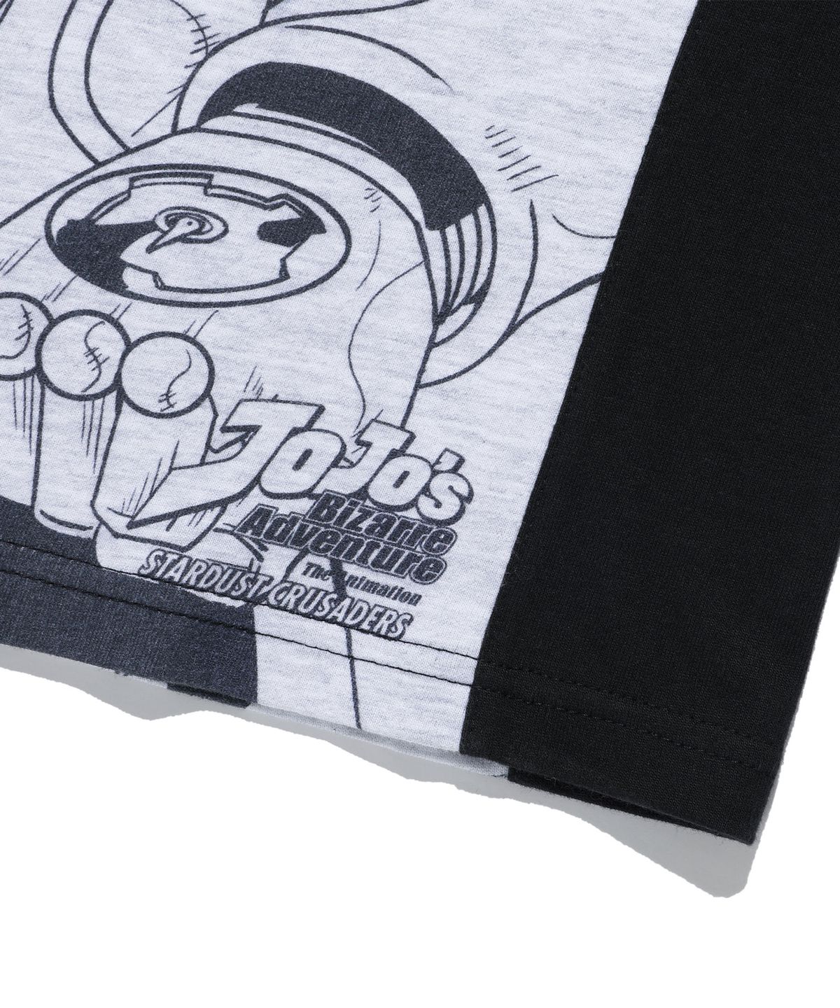 나이스고스트클럽(NICEGHOSTCLUB) JOJOs STARDUST CRUSADERS 3/4 SLEEVE TEE_BLACK(NG2GFUT570B)