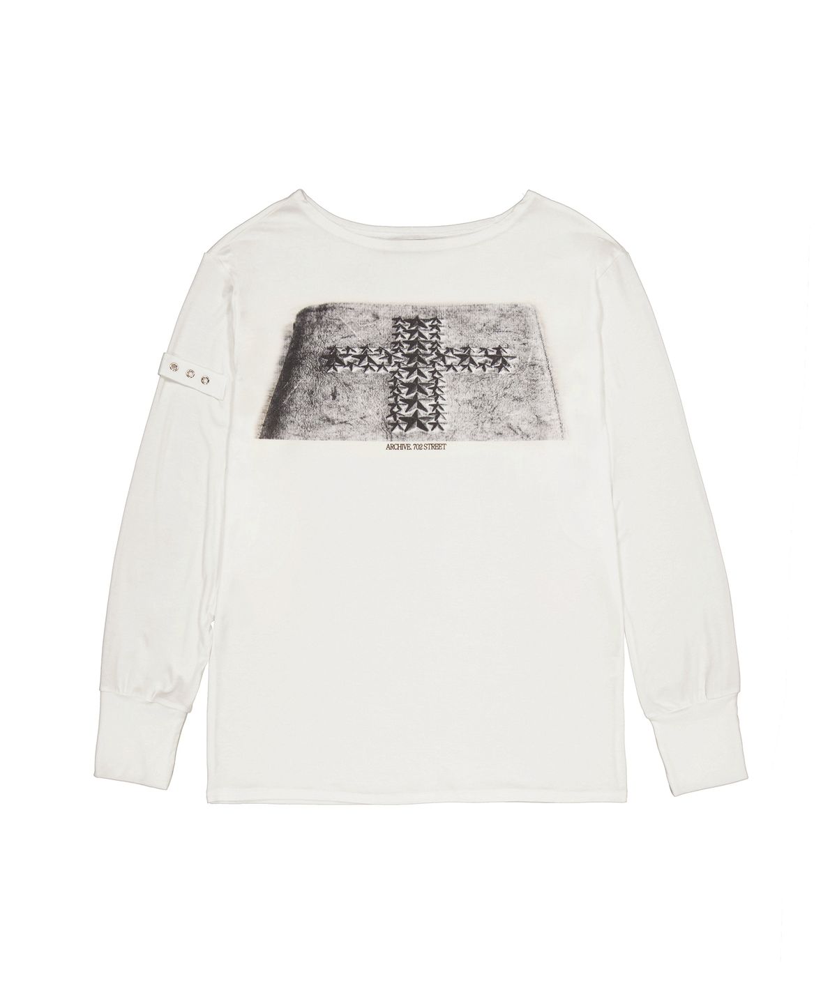 이양(EYANG) STAR CROSS LONGSLEEVE TOP IVORY