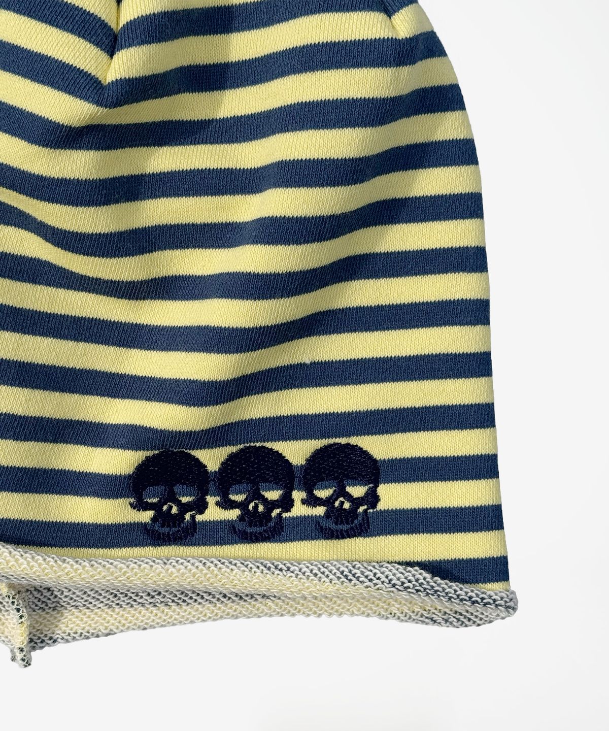엔엔피스(NNPCS) Skull Stripe Beanie (YELLOW)