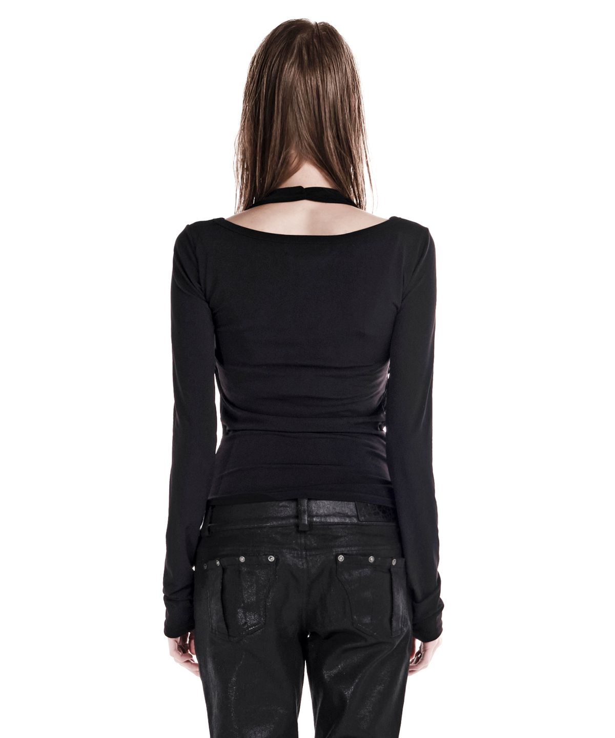 이양(EYANG) COWL LAYERED LONGSLEEVE TOP