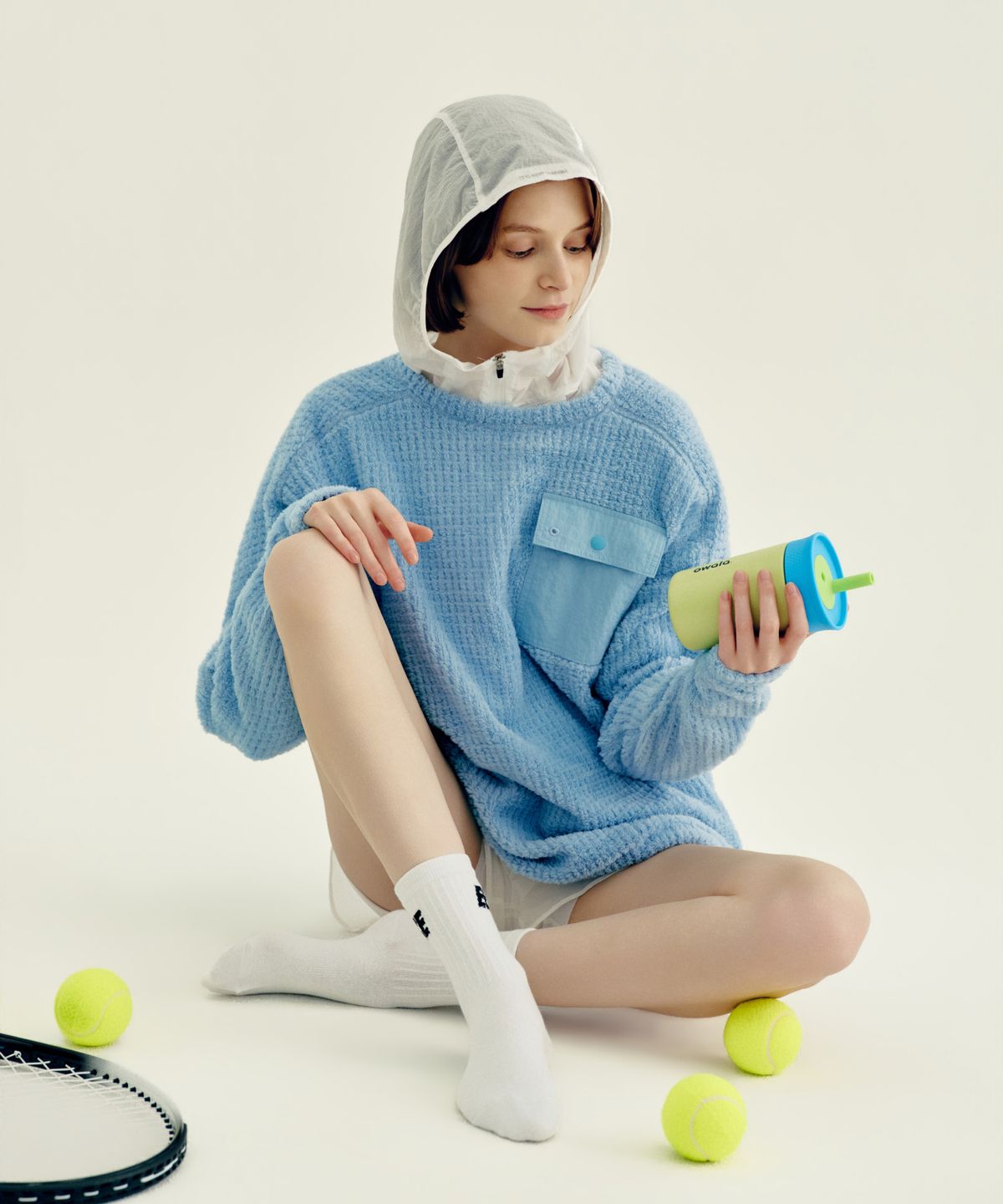 얼스캄에라(EARTH CALM ERA) 포켓 플리스 크루넥(UNISEX)_4컬러