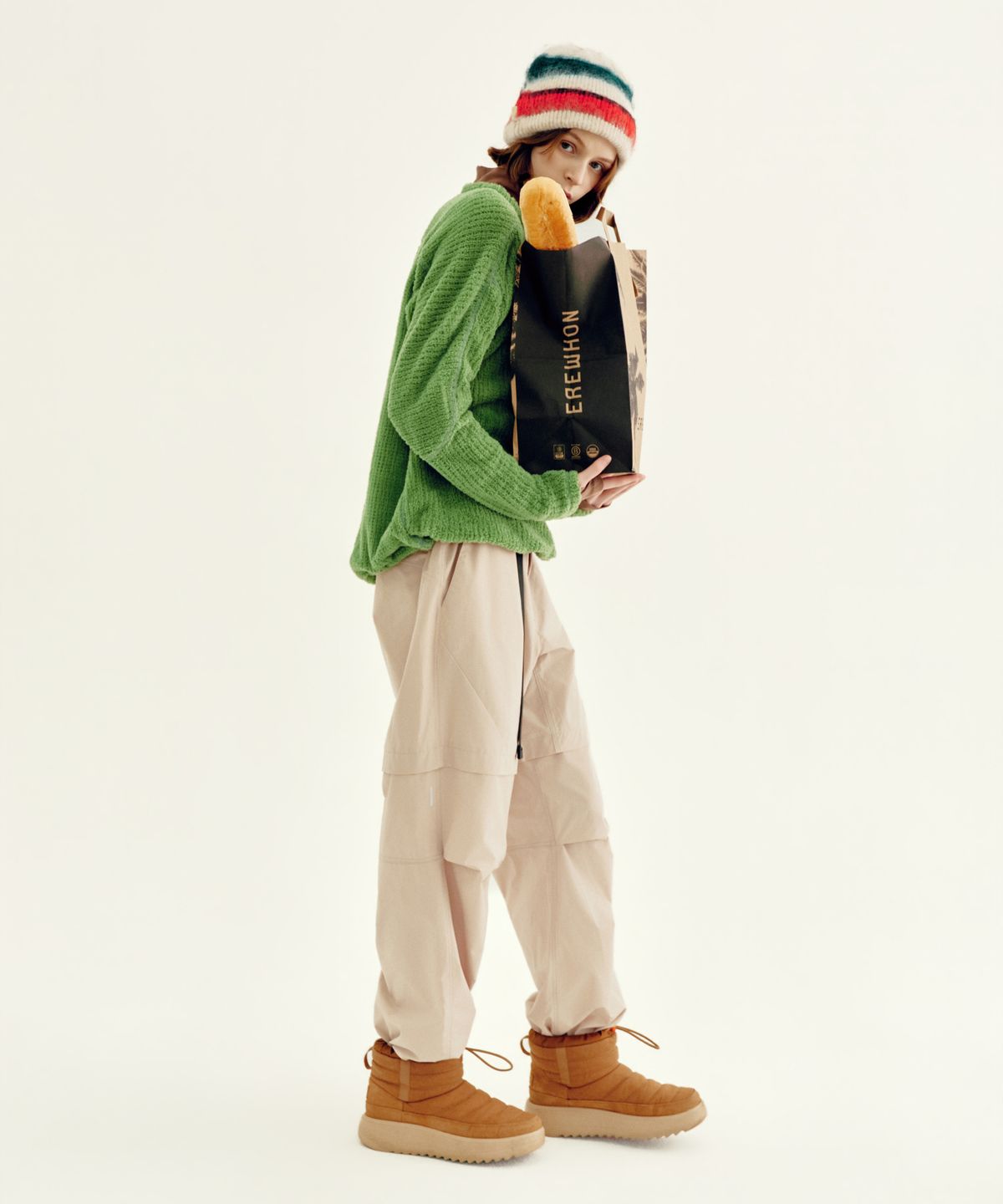얼스캄에라(EARTH CALM ERA) 포켓 플리스 크루넥(UNISEX)_4컬러
