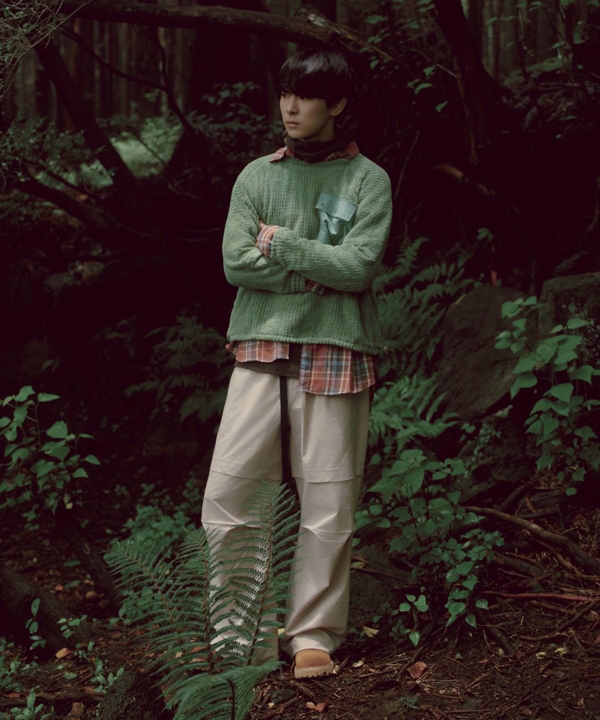 얼스캄에라(EARTH CALM ERA) 포켓 플리스 크루넥(UNISEX)_4컬러