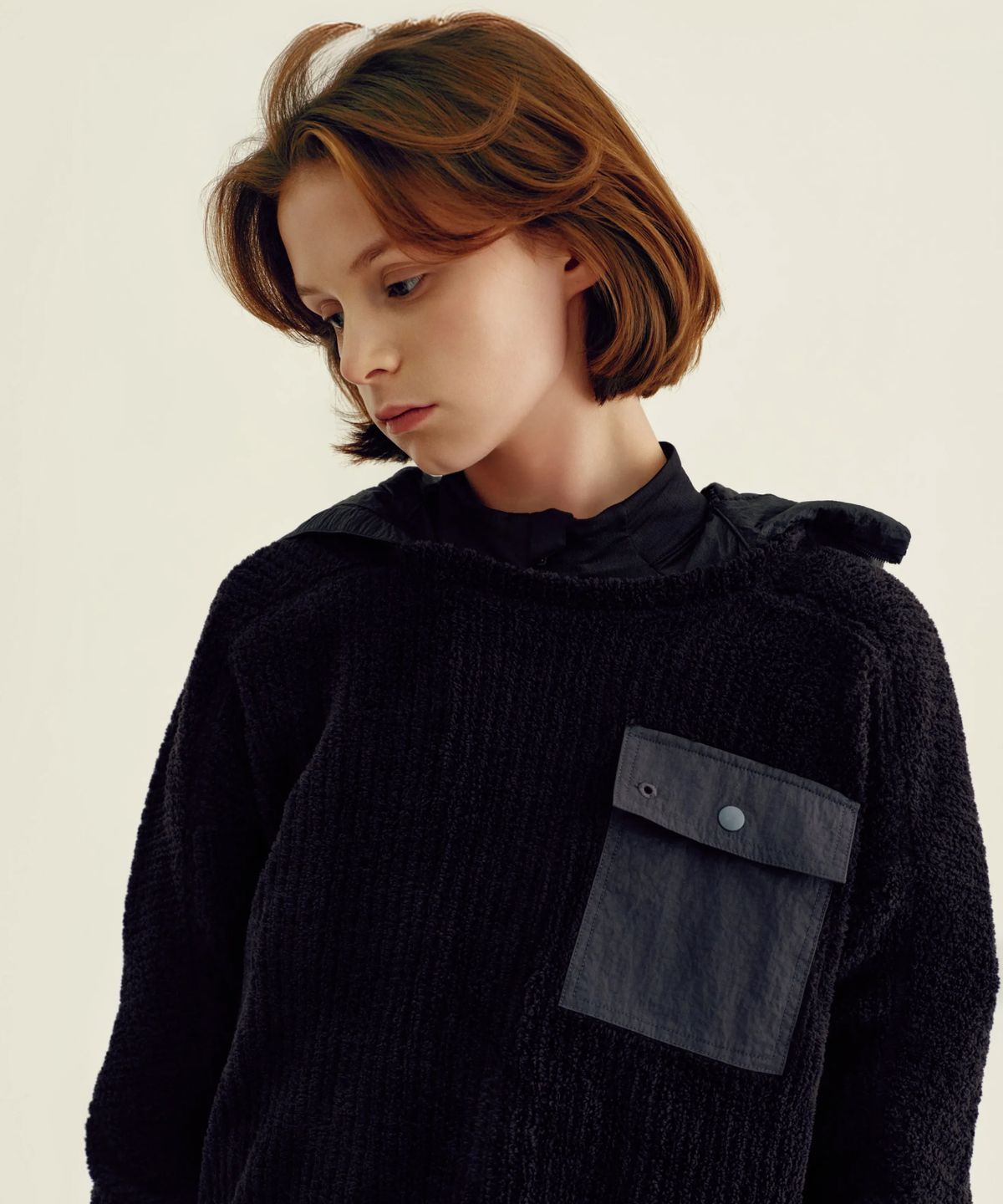 얼스캄에라(EARTH CALM ERA) 포켓 플리스 크루넥(UNISEX)_4컬러