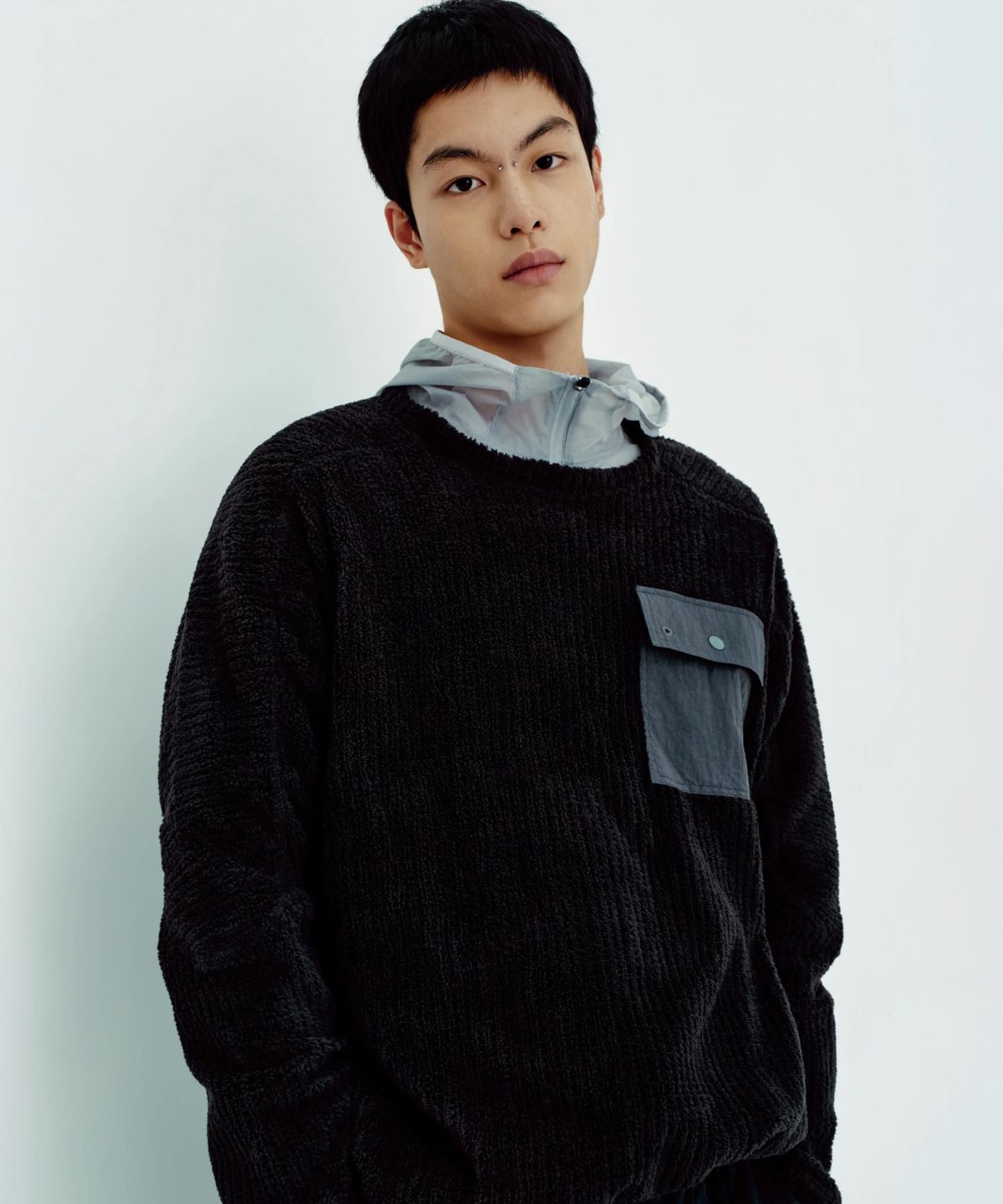 얼스캄에라(EARTH CALM ERA) 포켓 플리스 크루넥(UNISEX)_4컬러