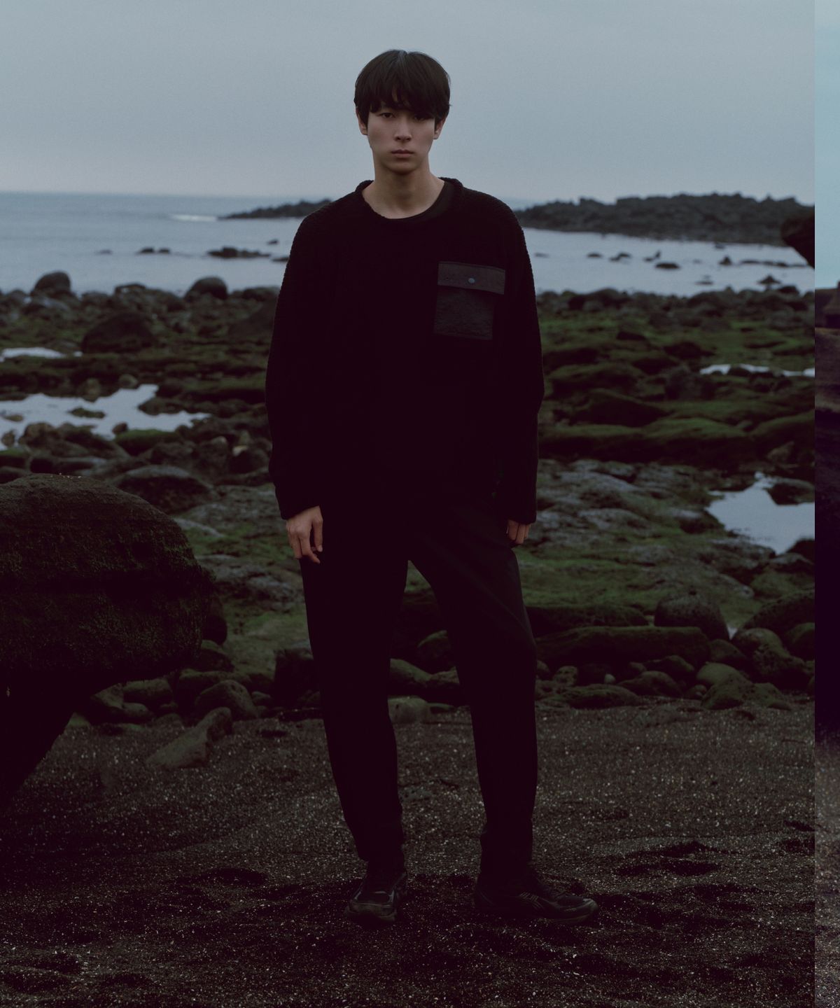 얼스캄에라(EARTH CALM ERA) 포켓 플리스 크루넥(UNISEX)_4컬러