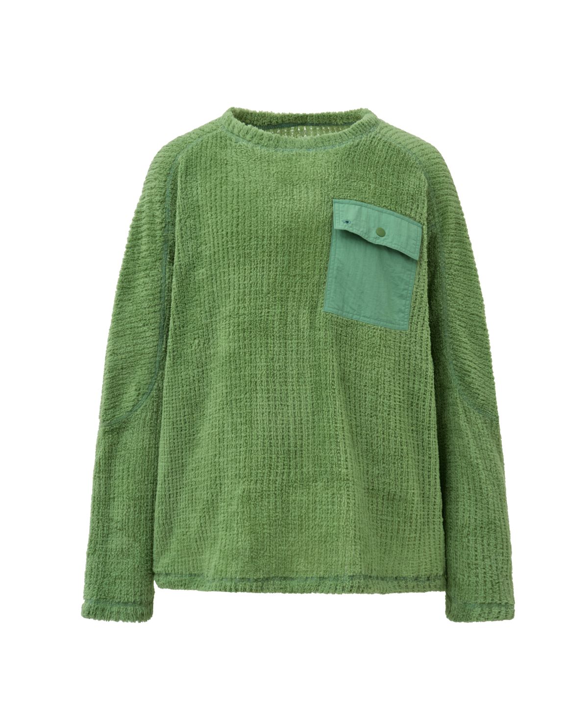 얼스캄에라(EARTH CALM ERA) 포켓 플리스 크루넥(UNISEX)_4컬러
