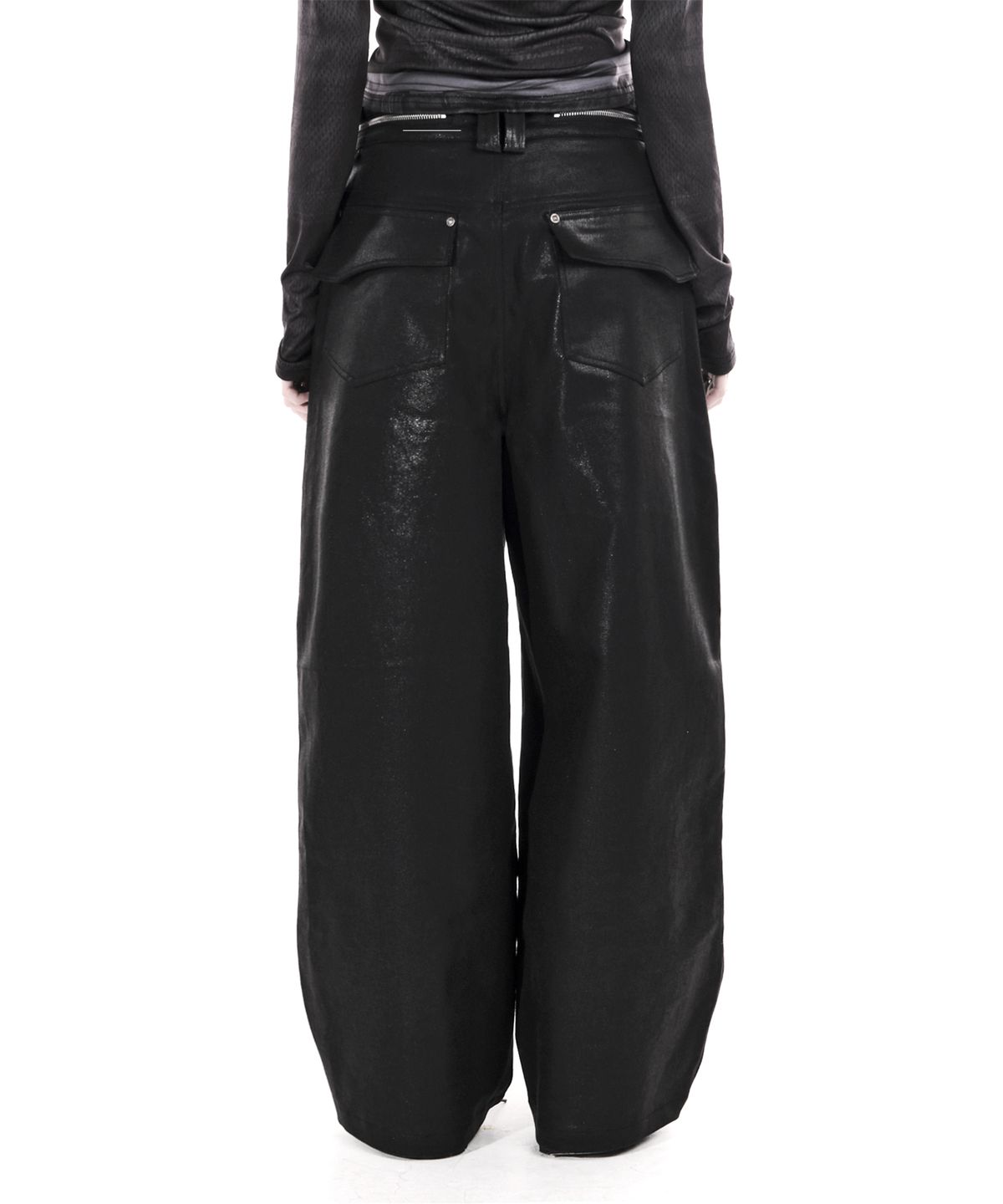 이양(EYANG) GLOW DENIM WIDE PANTS